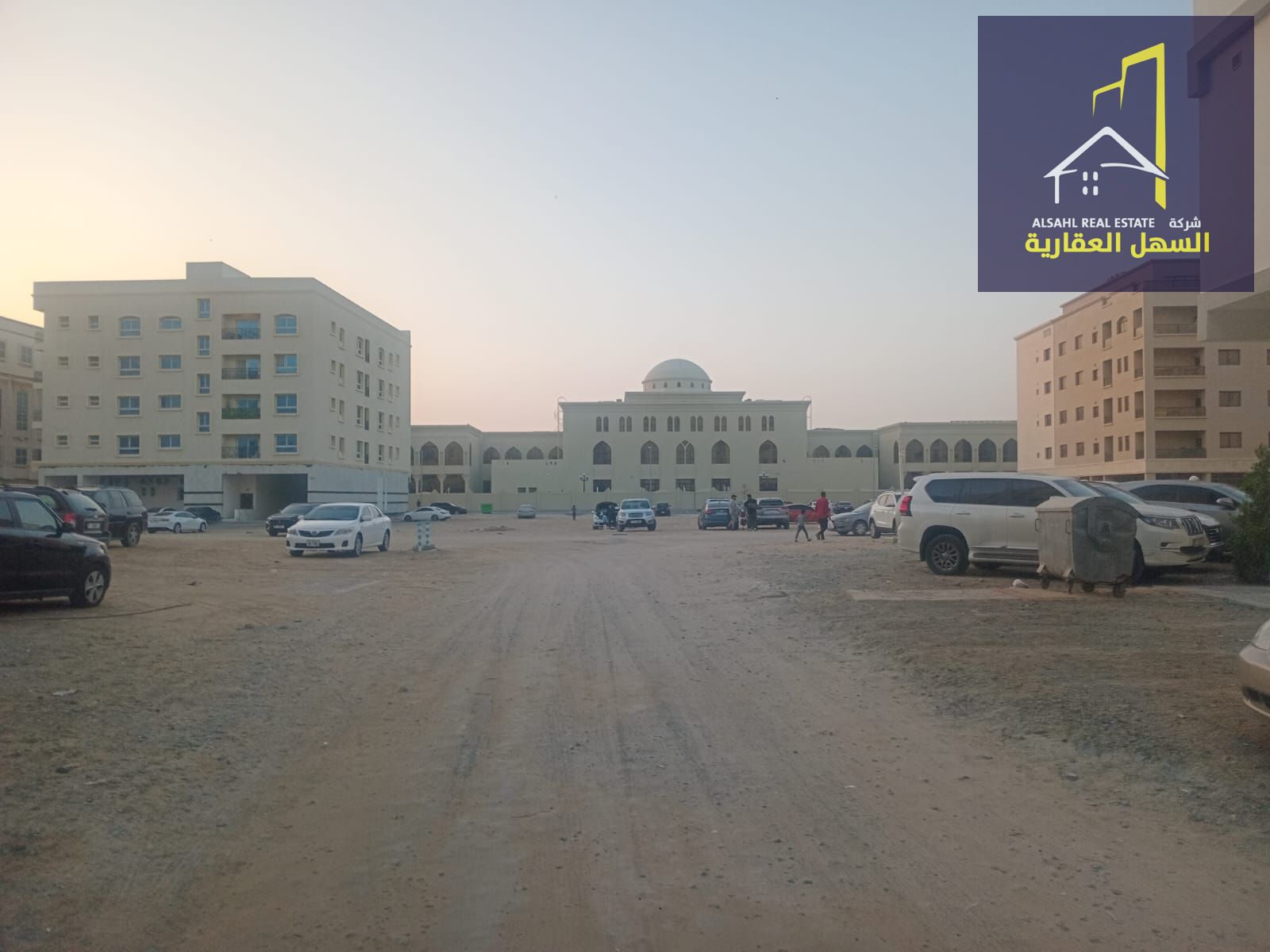 For sale is a land plot located in Al Qulaya area, Emirate of Sharjah, in Al Sharq district. The plot is situated on an 18-meter-wide street