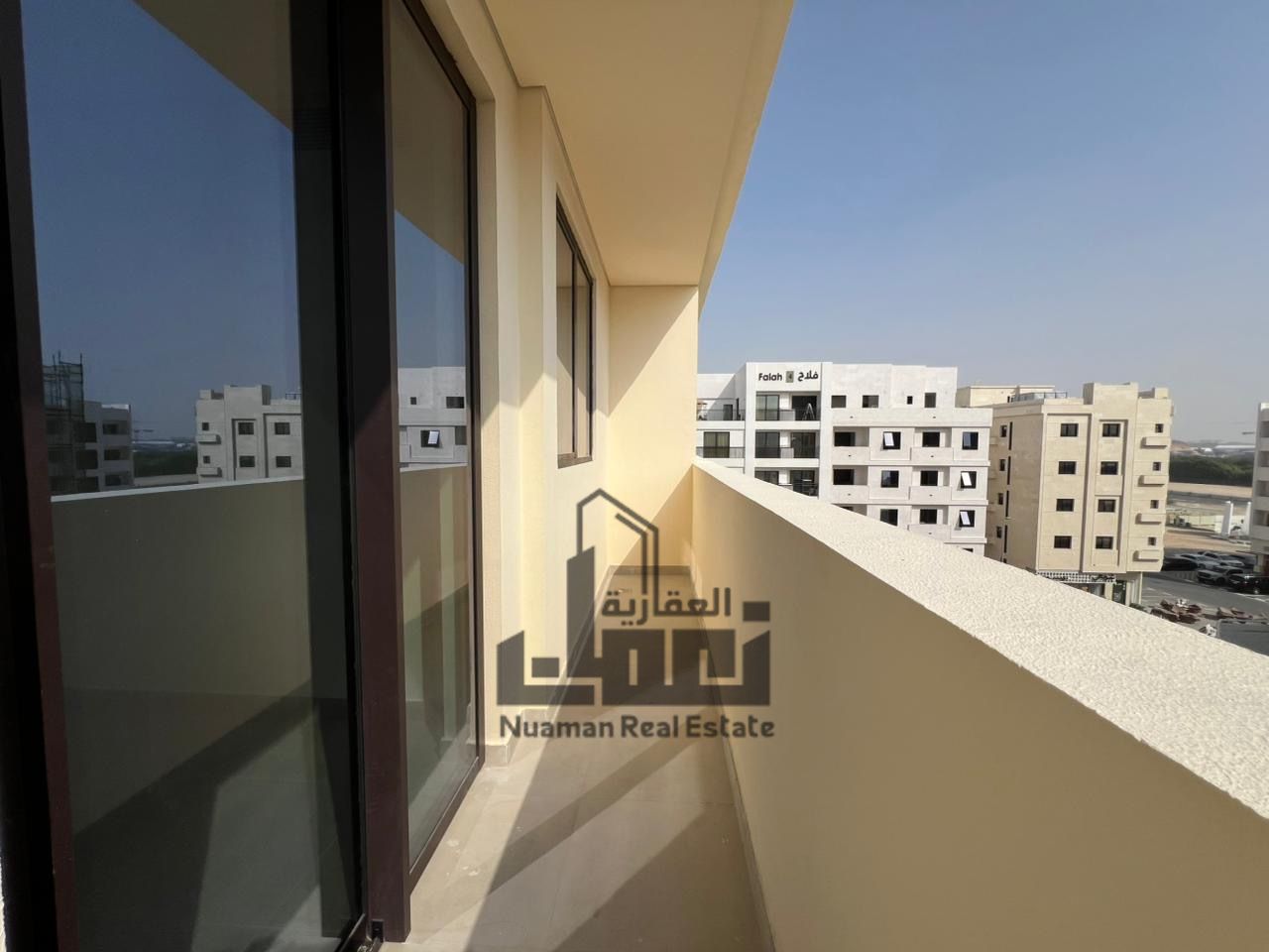 Spacious 1 Bedroom Apartment for Rent in Muwaileh Commercial with 2 Bathrooms, Balcony, Open View and 12 Cheques Plan