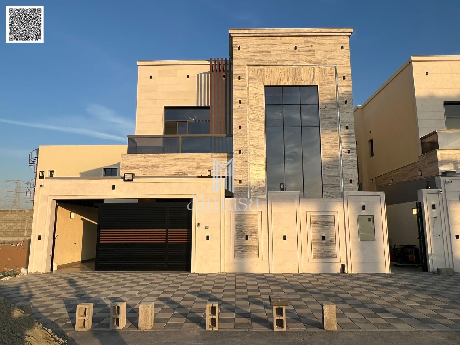 For Sale – Very Elegant Modern Villa in Al Helio 2, Ajman Luxury villa with excellent finishing, consisting of two floors