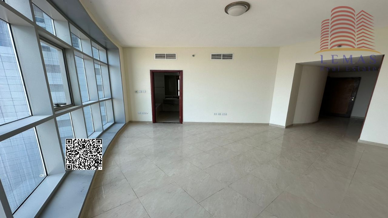 2bhk for rent with sea and city views, closed kitchen