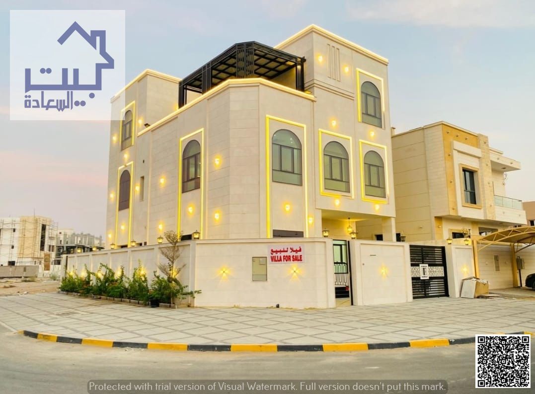 For sale corner villa on two streets, includes registration and ownership fees, competitive price, G+1 with roof, spacious layout, freehold