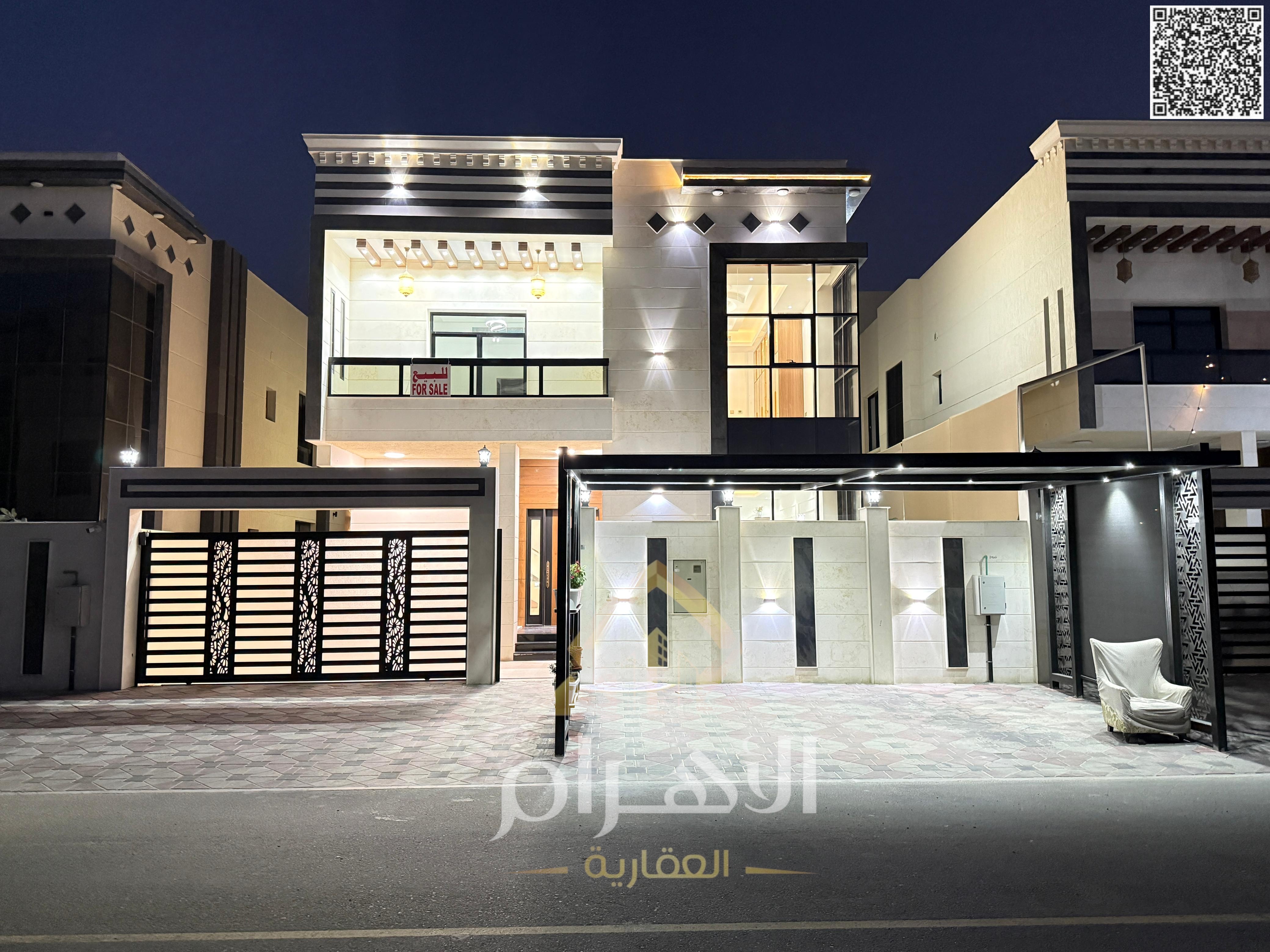A stunning 5-bedroom villa with built-in wardrobes is now for sale at a great price in a prestigious area, including water, electricity, and air condi