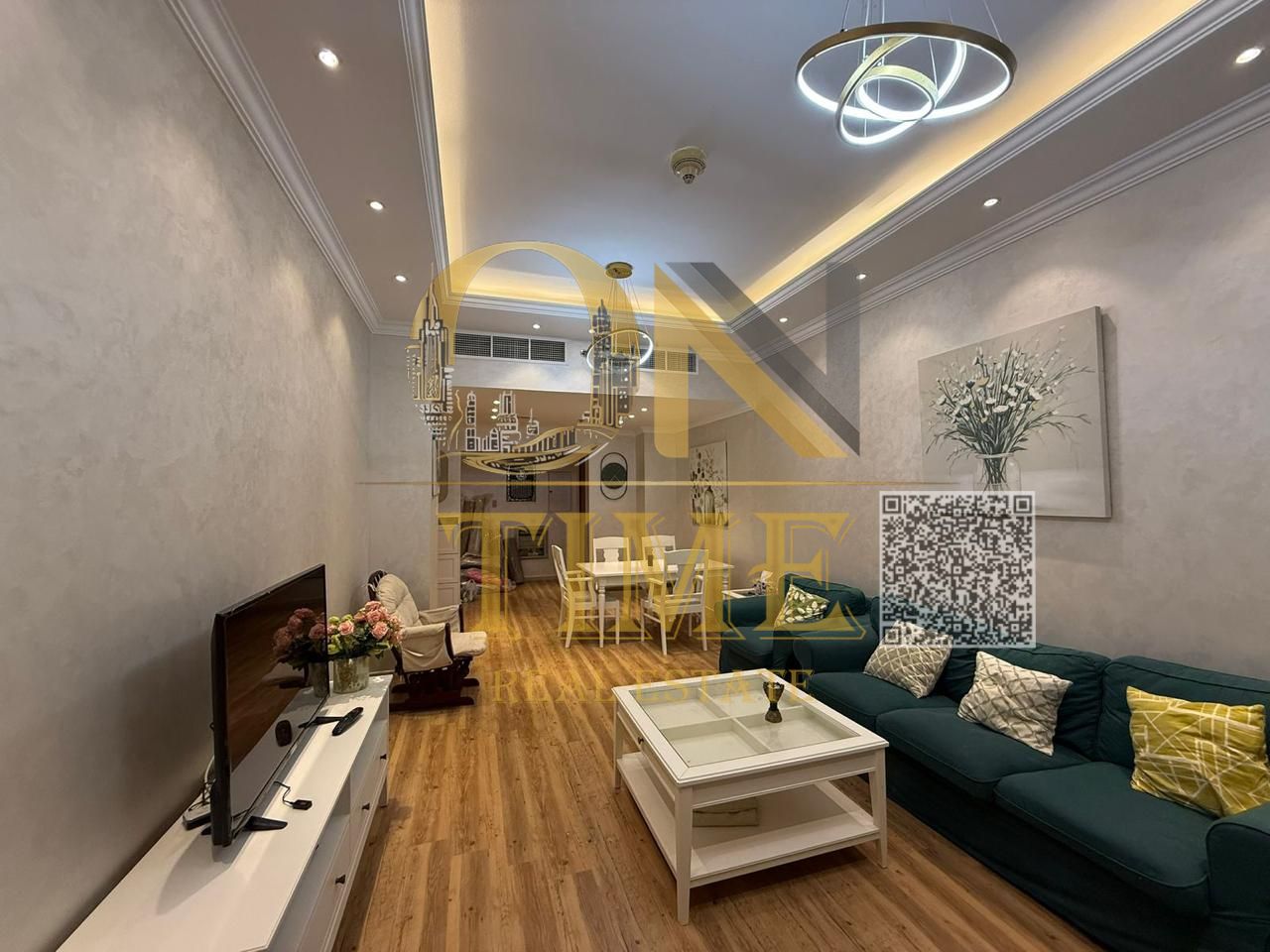 One bedroom and living room for monthly rent, fully furnished, in Al Rashidiya 3 Towers, Ajman One