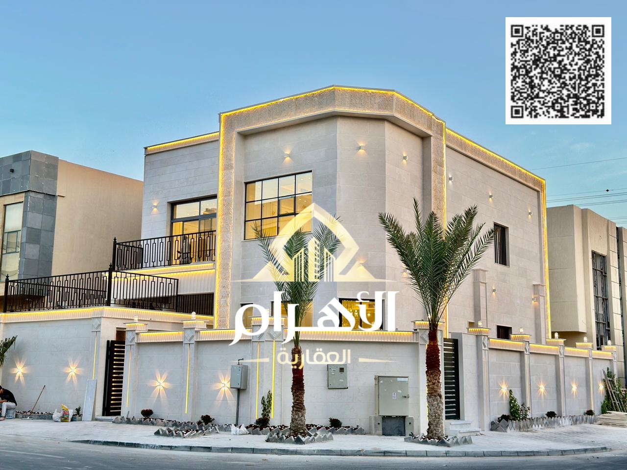 Luxury villa in Al Yasmin, Ajman, ready for immediate occupancy with high-end finishes and spacious living areas. Freehold ownership for all nationali