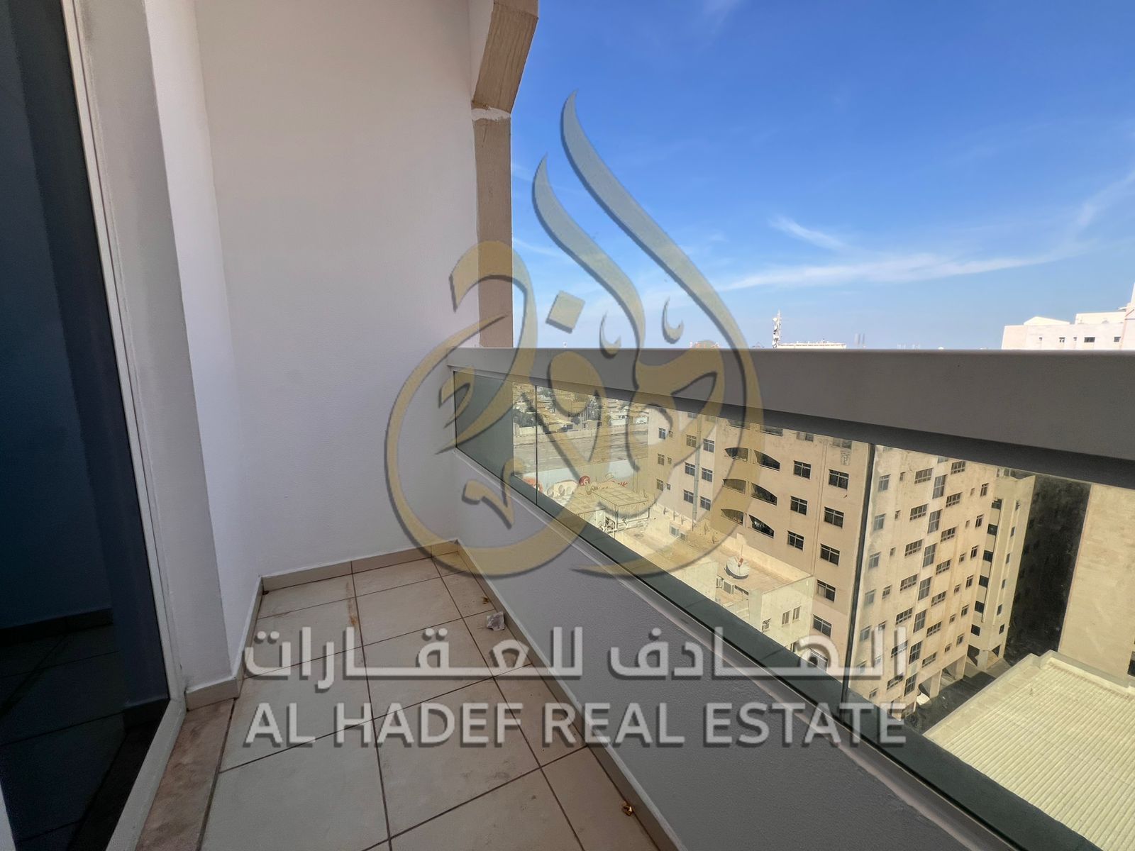 For rent in Al Majaz 3, a one-bedroom apartment with a practical design and comfortable space, located in a quiet building suitable for families, clos