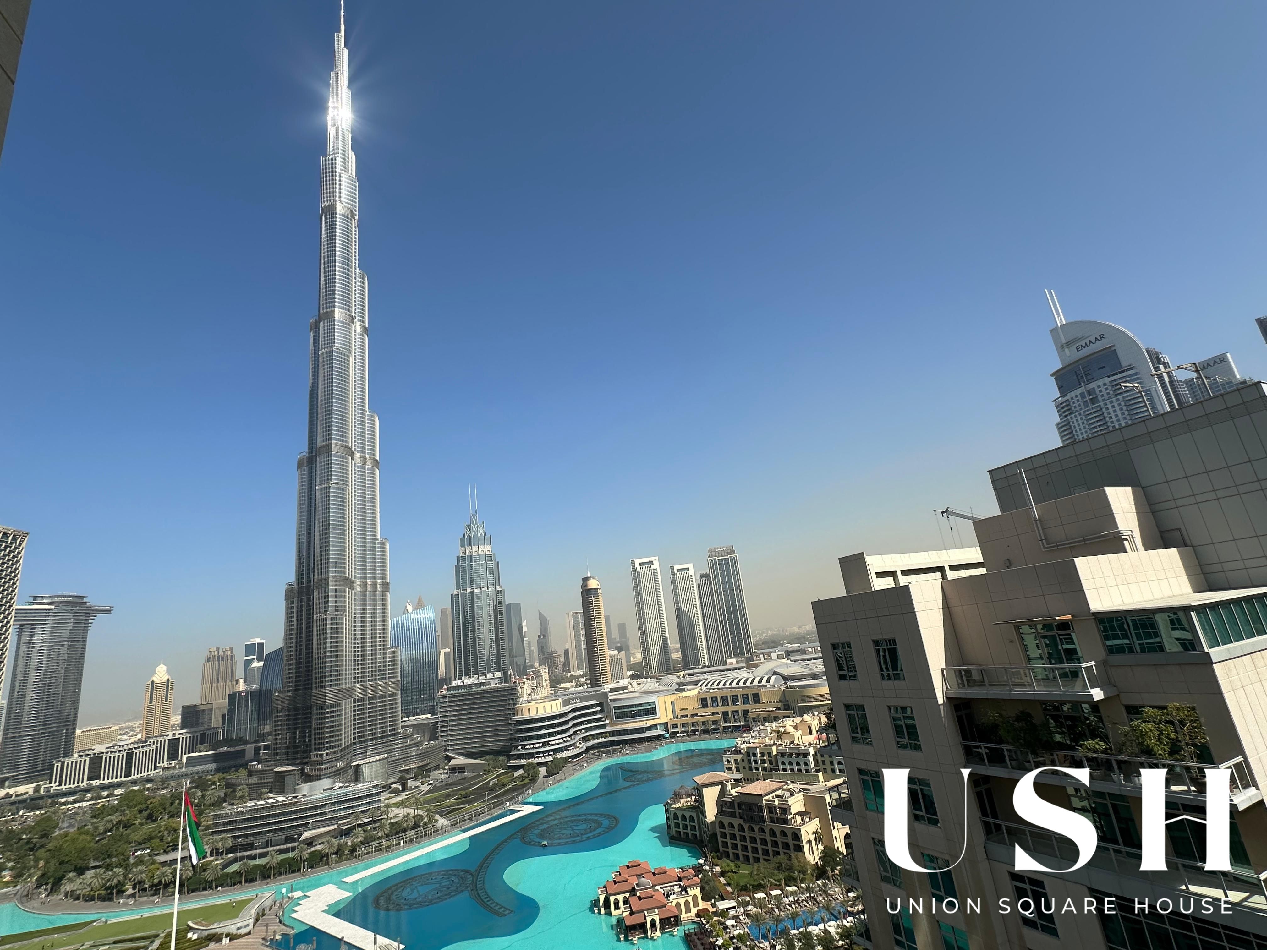 Ready to move in | Burj and Fountain view | 2BR