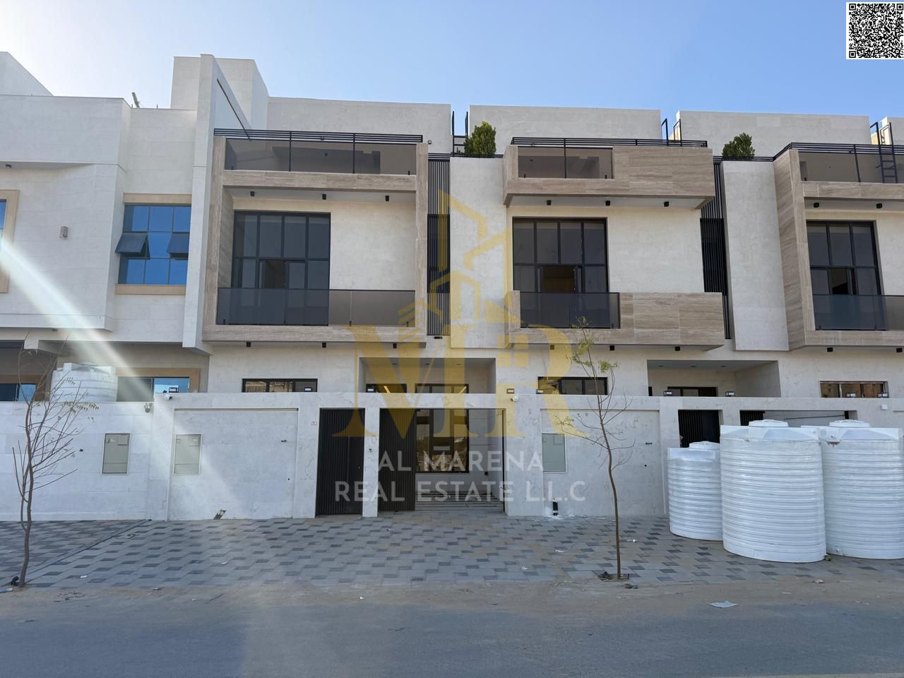 Own your dream villa in the heart of Ajman, close to amenities. Two floors and a rooftop. Registration and ownership fees included.