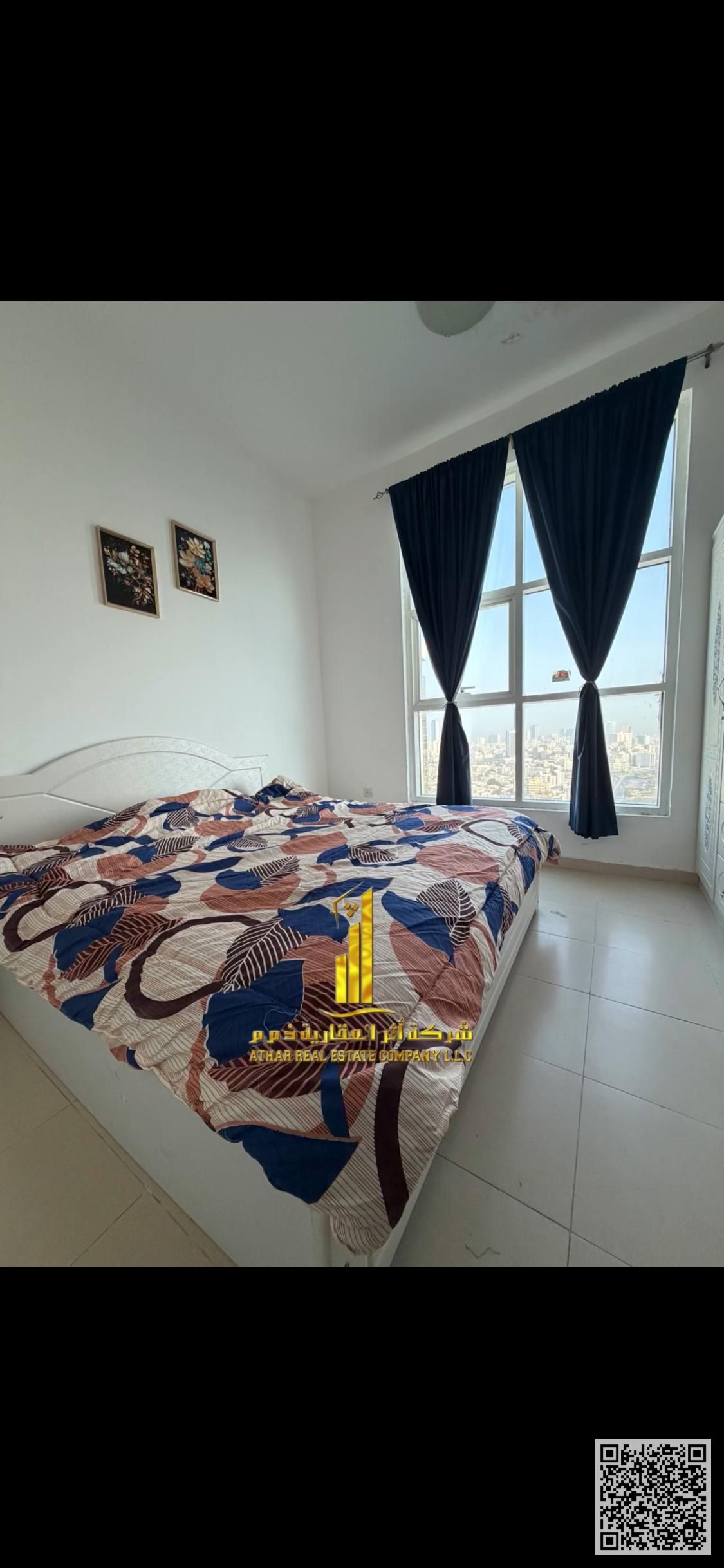 Luxury VIP Apartment Two bedrooms and a living room, fully furnished in the latest international style, for monthly rent in Ajman - City Tower -