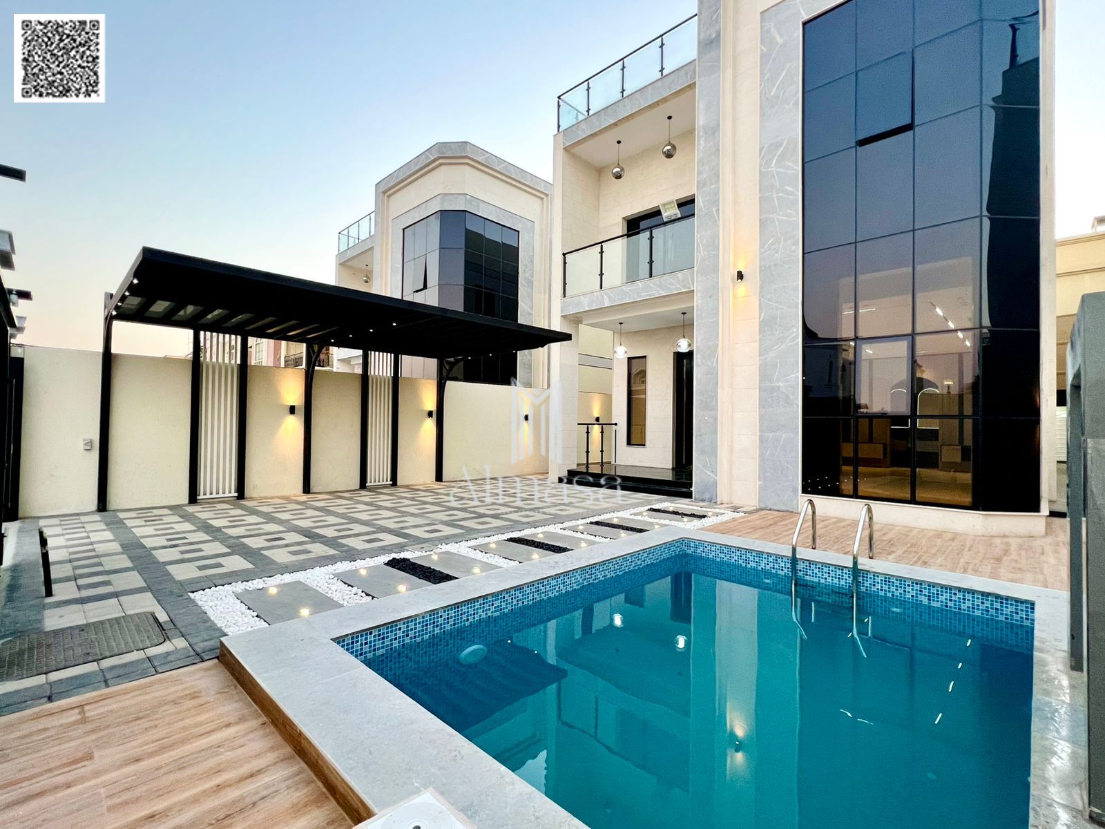 For Sale: Residential Investment Villa – Super Deluxe Luxury finishing with stone and marble. Prime location on a paved main road
