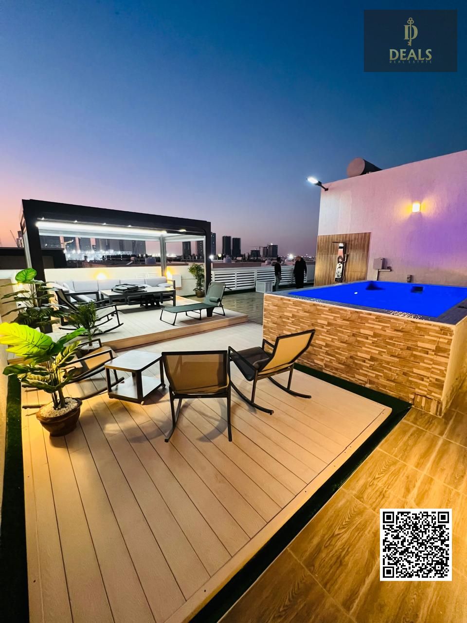 Fully Furnished Corner Luxury Villa for Rent in Al Amera, Ajman | 5 Master BR | Smart Home | Rooftop Pool | AED 175K