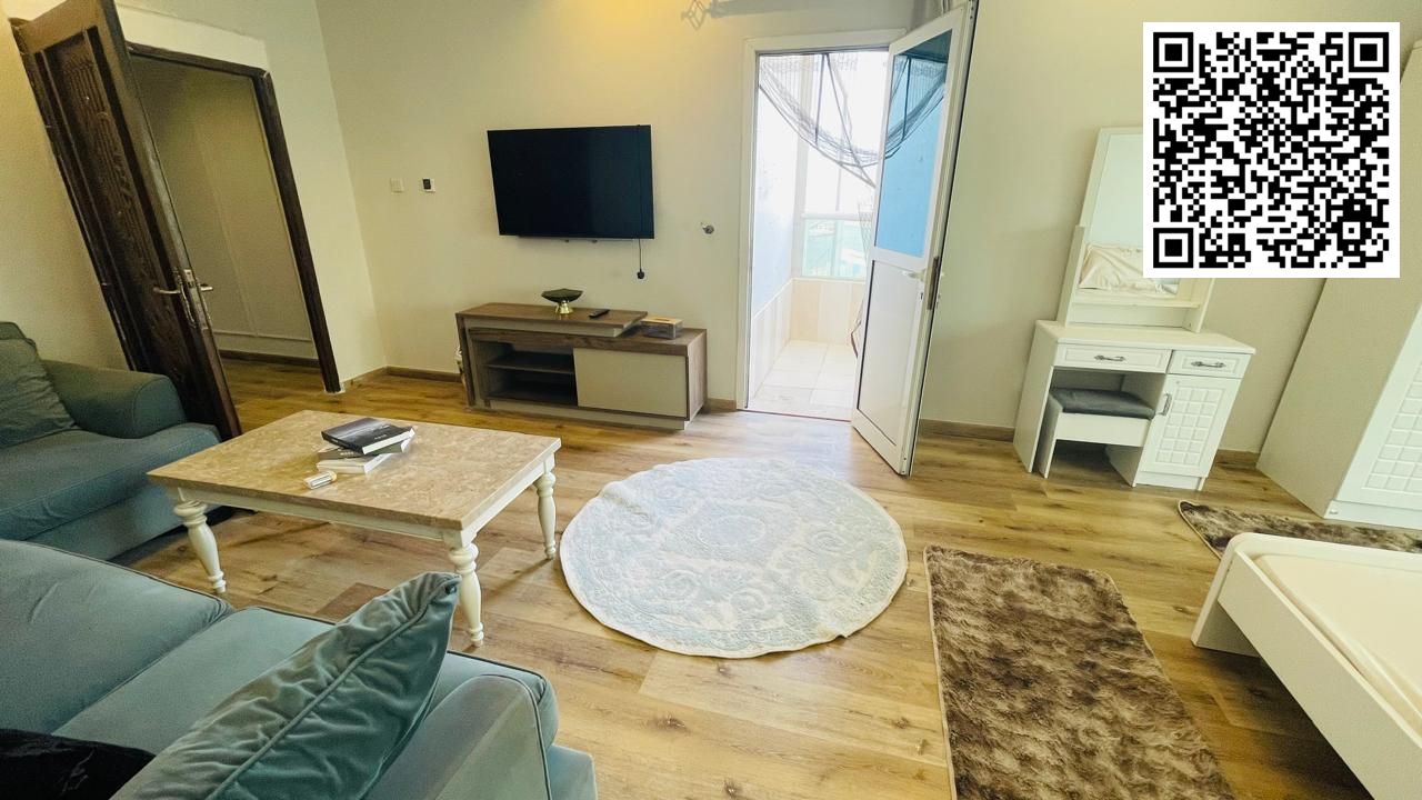 Monthly Rent – Furnished Studio Balcony with Sea View – Orient Towers