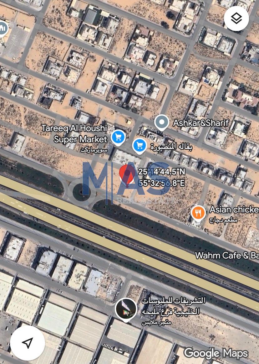 For Sale Commercial/Residential Corner Land – Al Houshi, Al Badai Suburb, Sharjah