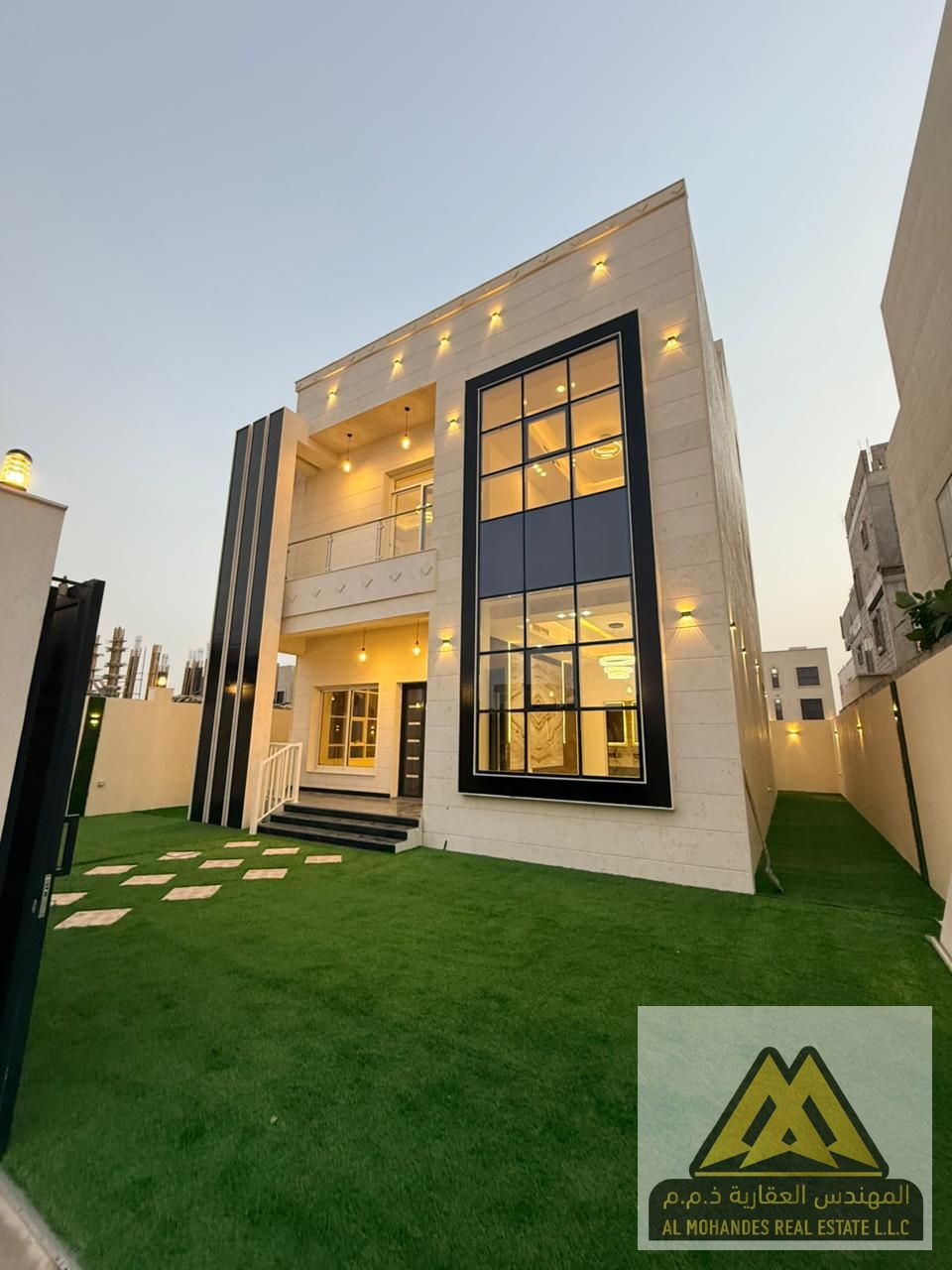 Modern 6-Bedroom Villa for Sale in Al Zahya 2, Ajman – Spacious Layout, Private Pool, Rooftop, and Premium Finishes