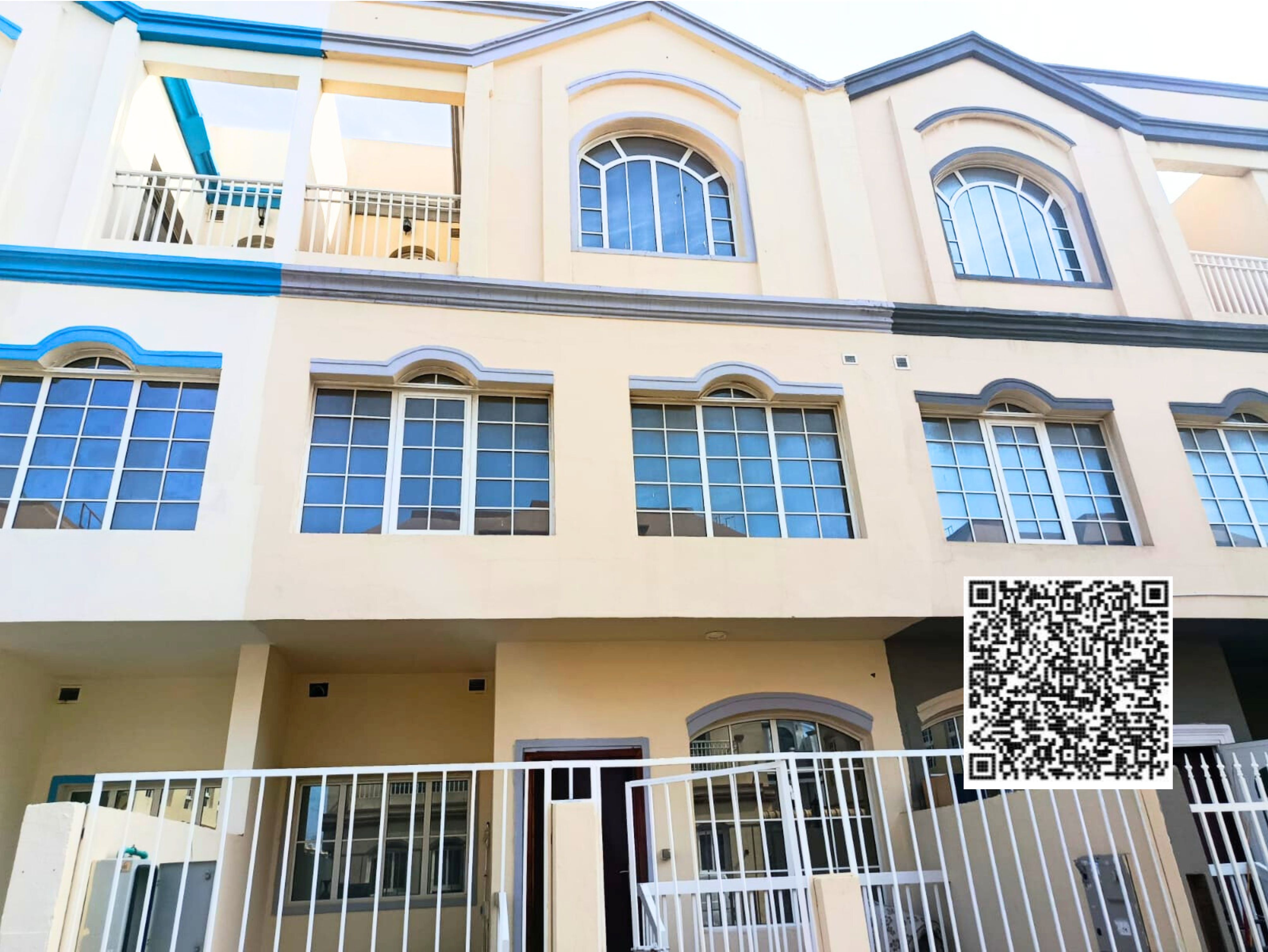 3BR G+2 Townhouse in Al Zahia, Ajman. 1722sqft, storage, parking. Near E611—30mins to RAK. Well-maintained & ready! AED 50k/year. Call now to view.