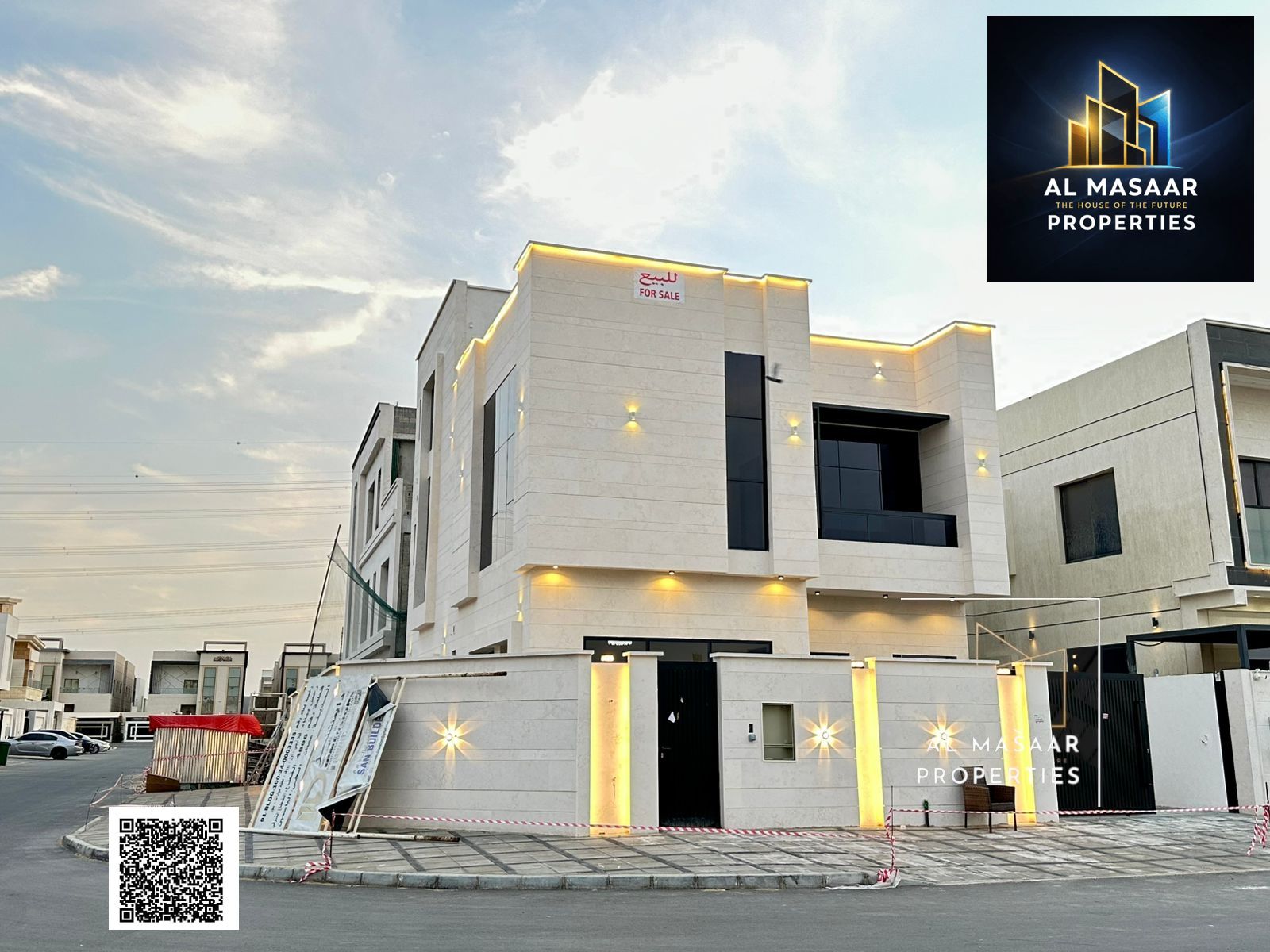 A luxurious villa for sale, combining elegance, comfort, and an ideal location in one of Ajman's most desirable residential areas.