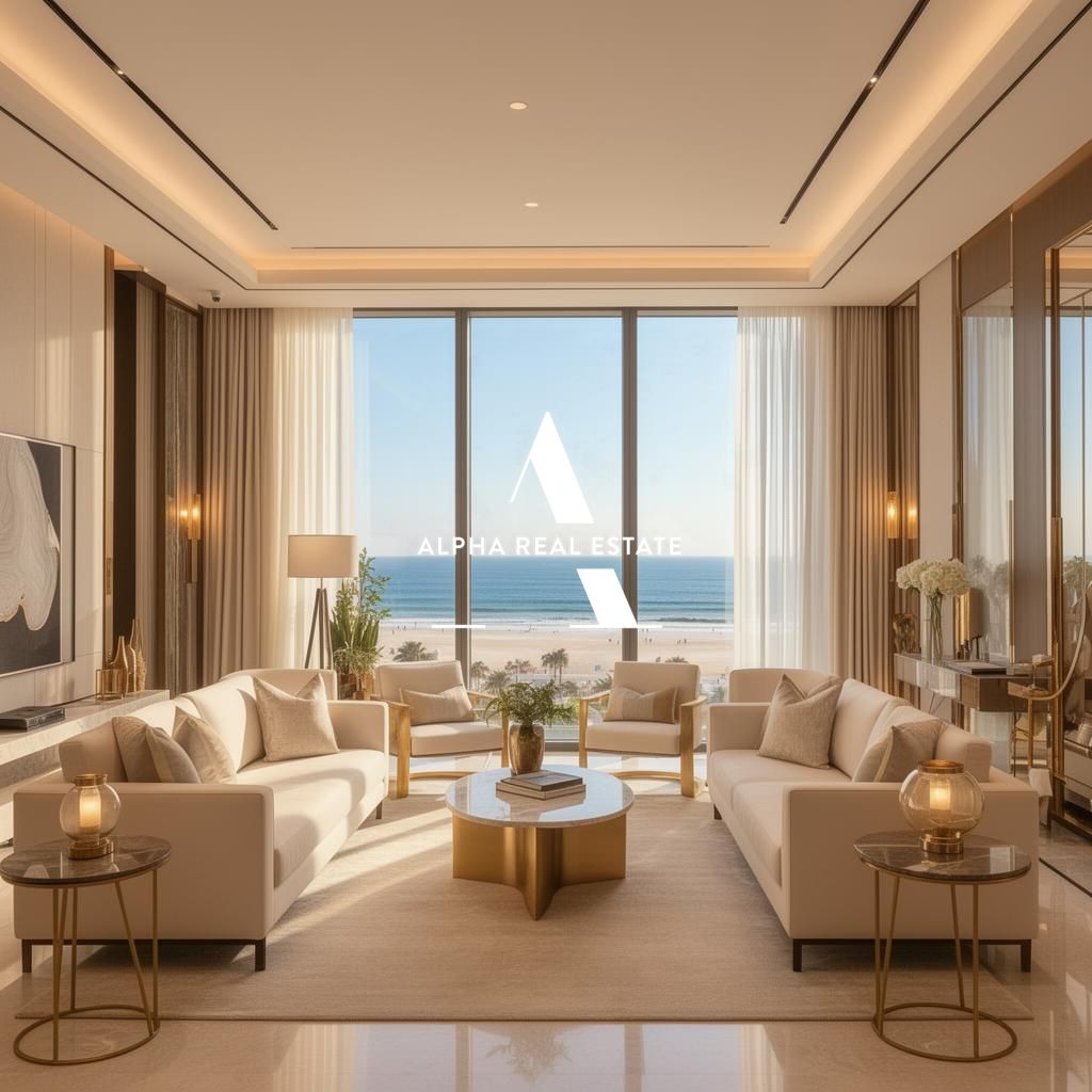 Fully Furnished 3 Bedroom | Direct Sea View | Book Today