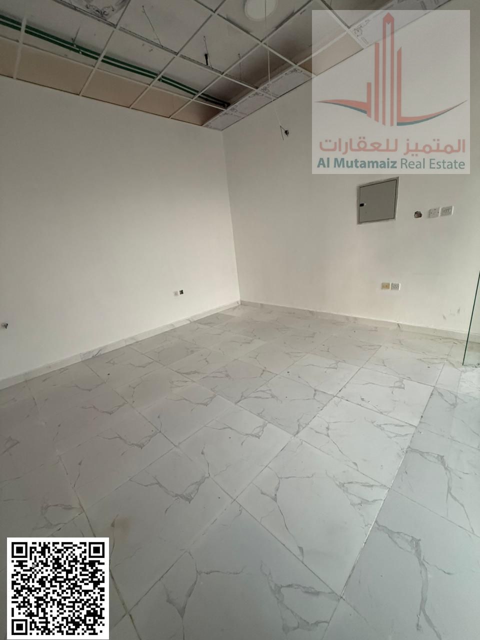 For annual rent in Ajman, a commercial shop in Banat Iqbal, Al Bustan, next to Orient Towers. Rent is AED 15,000, payable in installments.
