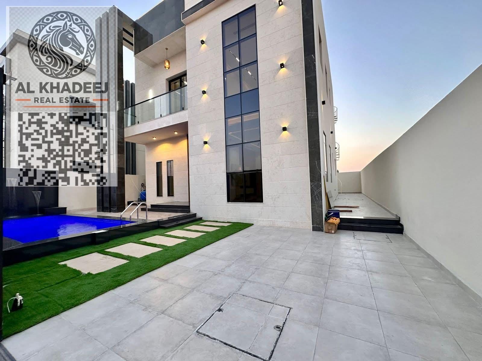 First Occupancy Villa for Sale in Al Zahya with Private Swimming Pool