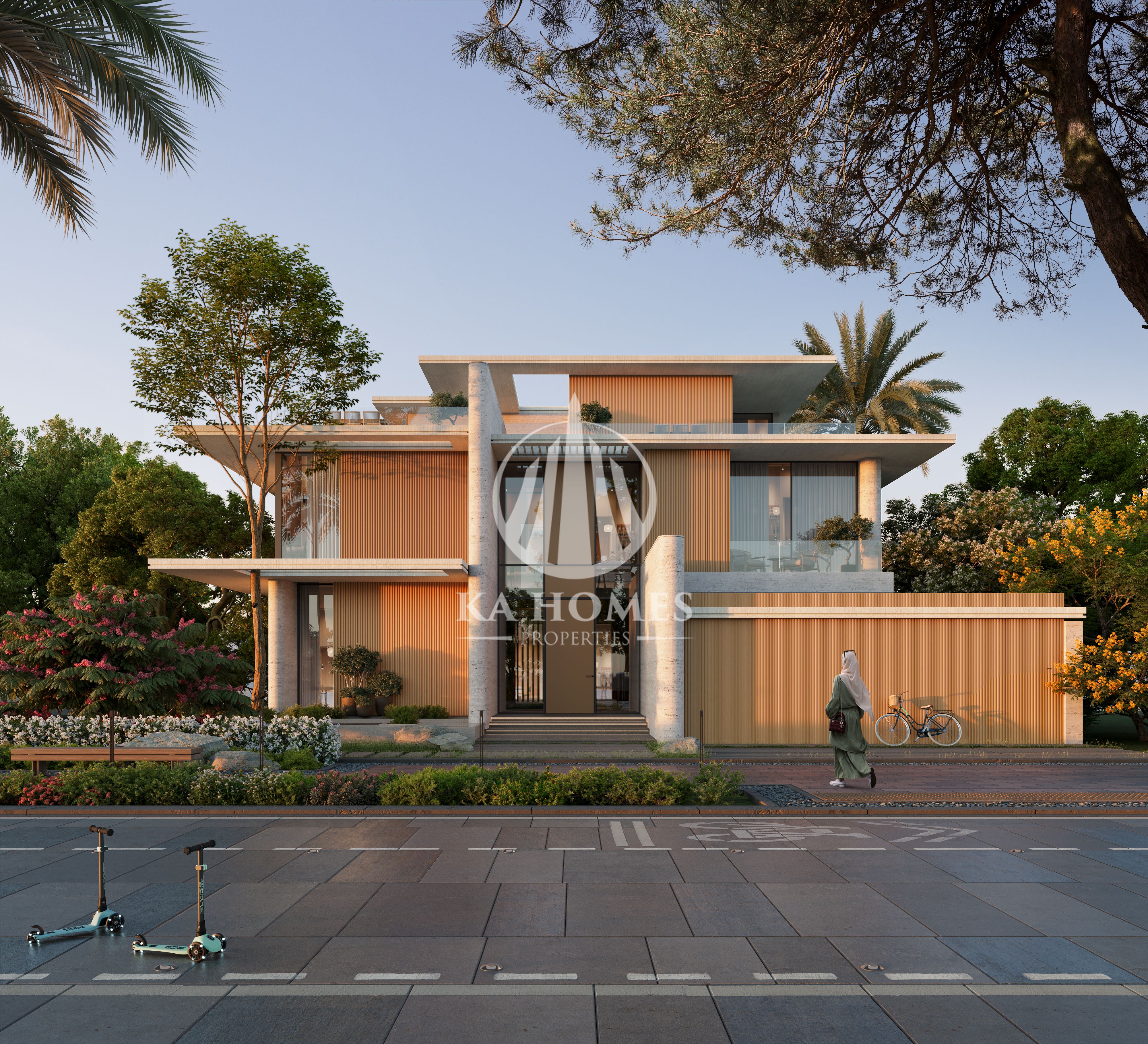 Luxury villa on Al Thuraya Island | 8 spacious rooms with open views | Elevator | Modern finishes |