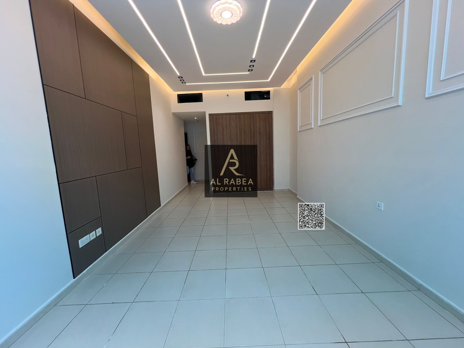 Two bedrooms and a living room for sale in Ajman Towers, a strategic location close to all essential services.