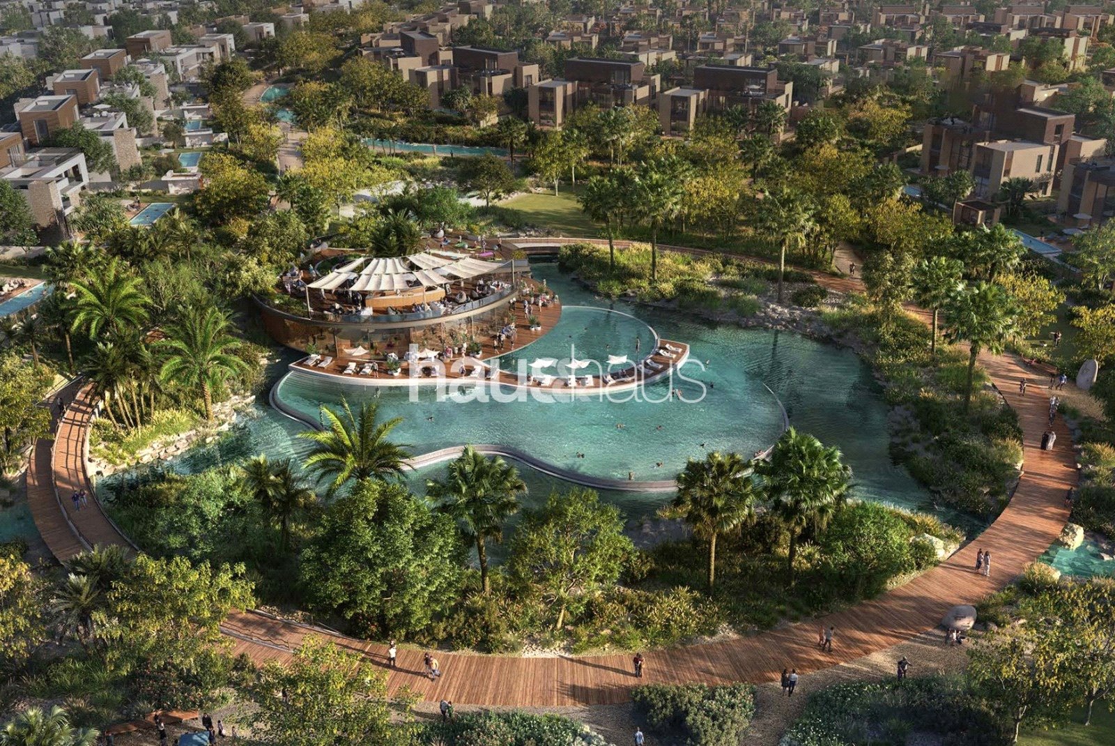 Corner Unit | Single Row | On Pool and Park