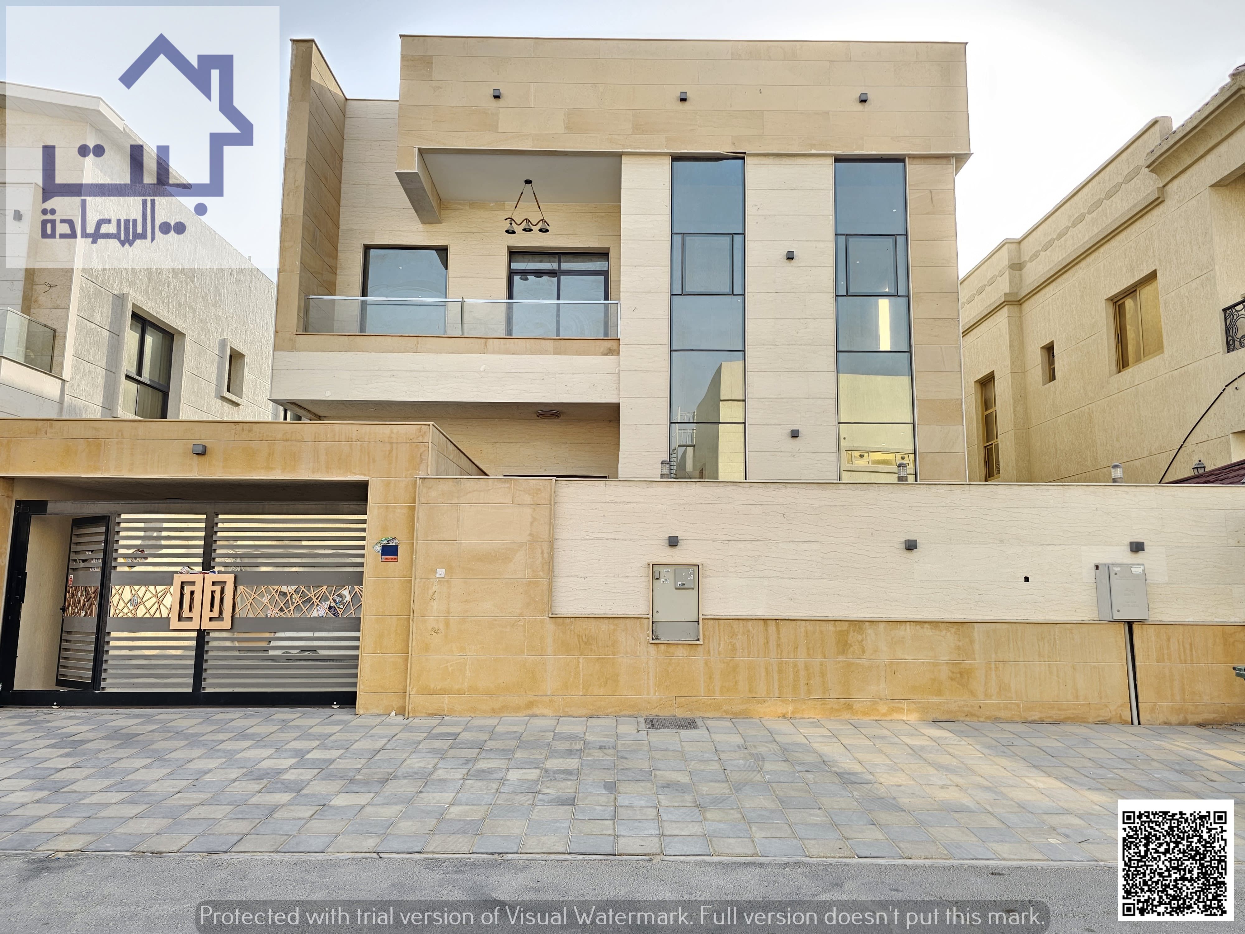 Villa for rent in Al Yasmeen, Ajman – First occupant, 5 master bedrooms, on main street, near all amenities, easy access to Dubai & Sharjah.