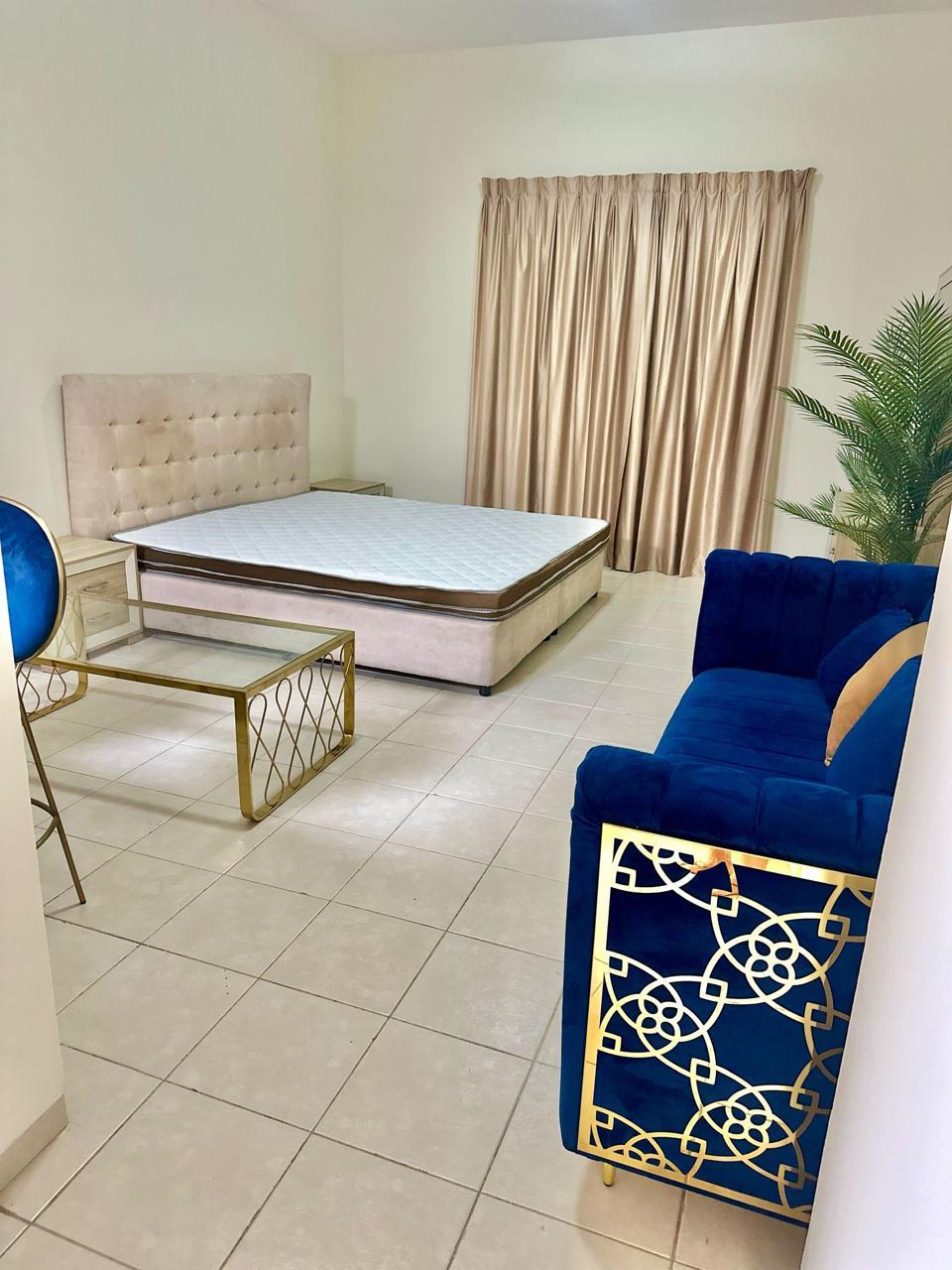 Studio apartment with balcony | Near Metro station | Semi Closed Kitchen | Fully Furnished