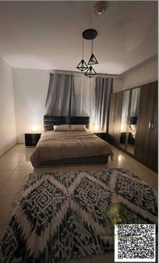 For sale 1-bedroom apartment with a living room and balcony in Al Orient Towers Ajman
