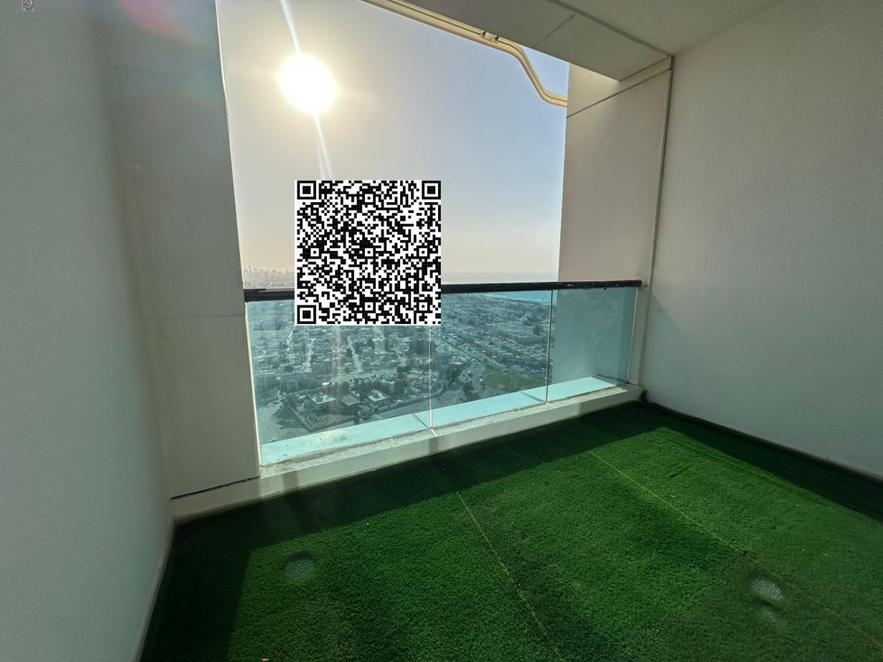For annual rent in Ajman: 3 bedrooms, living room, maid's room, 5 bathrooms, Ajman One Towers