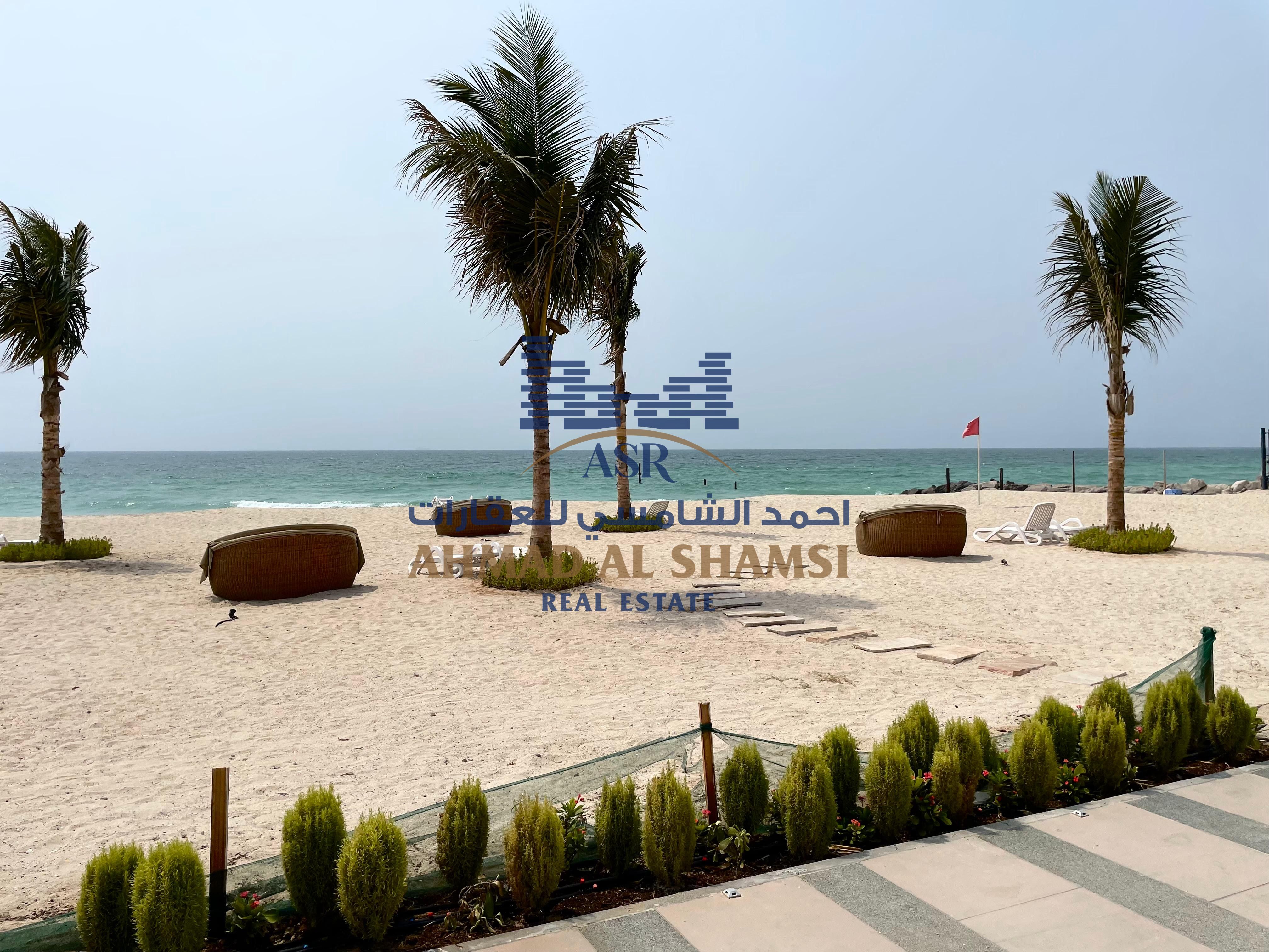 Private Beach || Luxurious 3BR + Maids Room || Chiller Free || Big Terrace || Parking Free || All Amenities