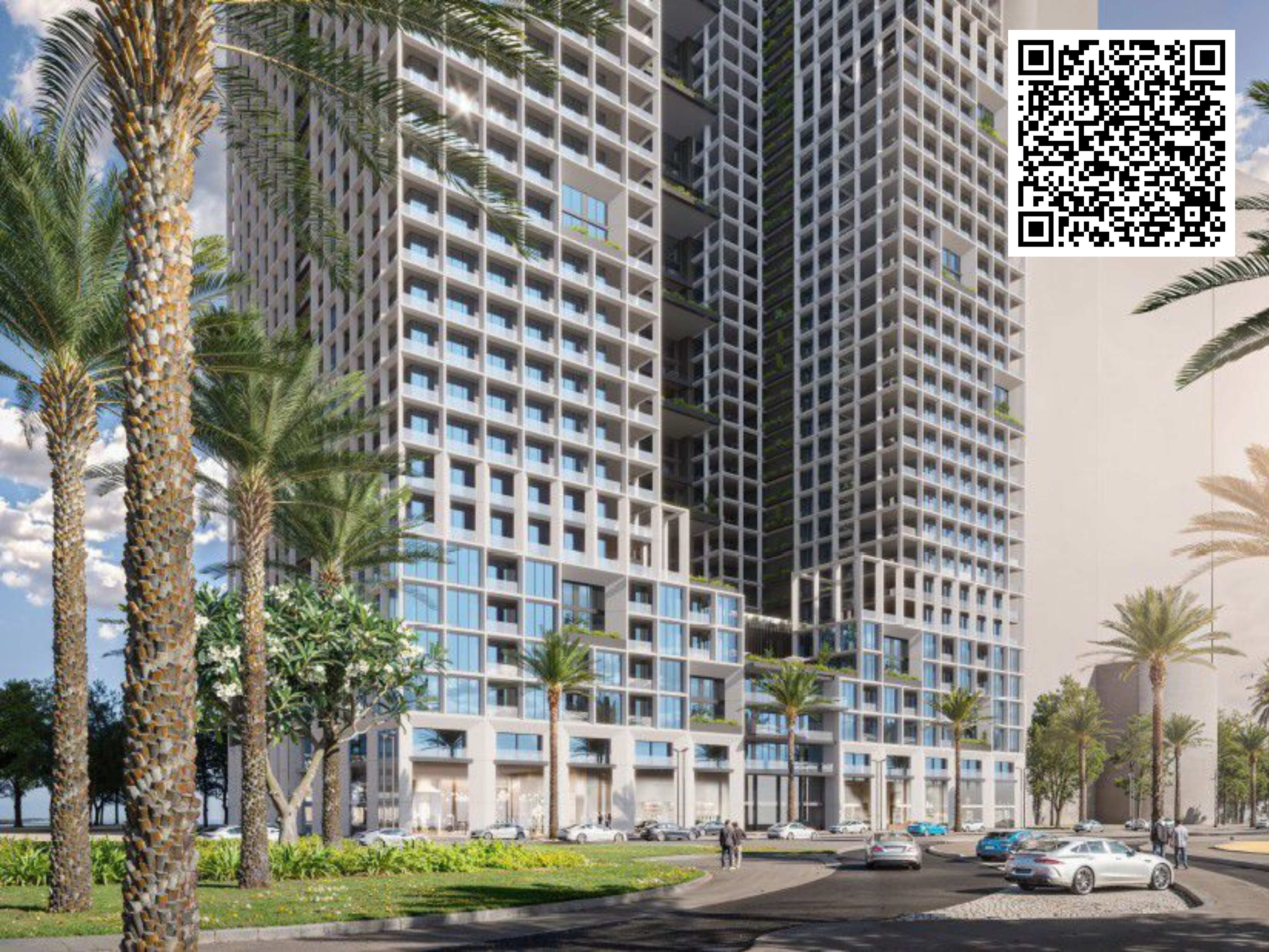 Charming 1 BR Sea View: Modern Waterfront Living