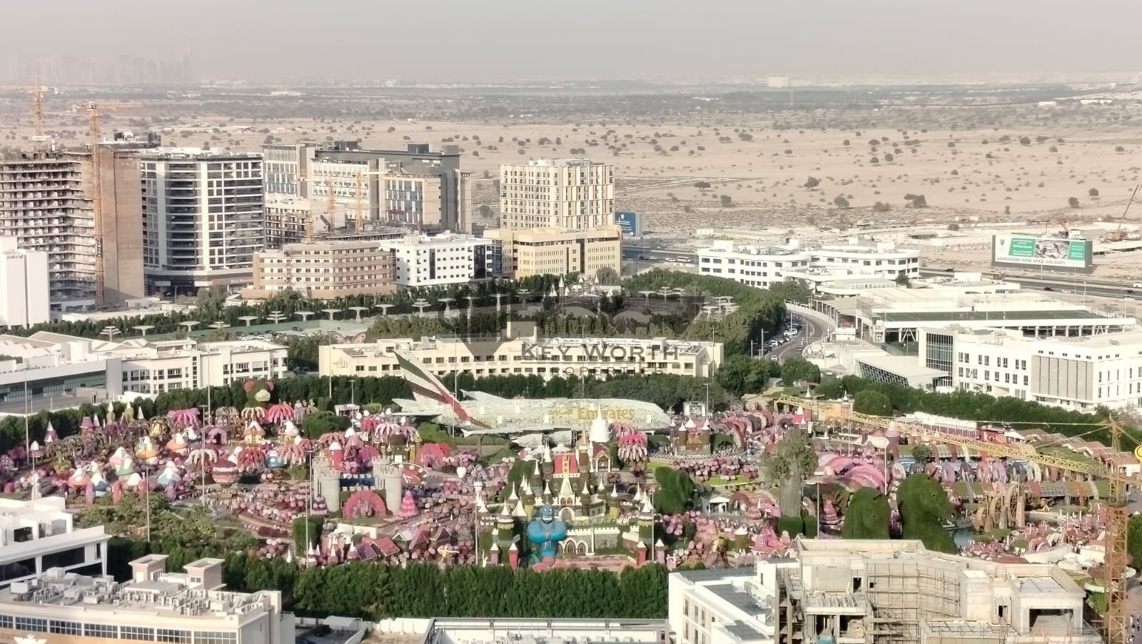 Brand new fully furnished 1 bed for rent | High Floor | Direct Full Miracle Garden View | Multiple payment options