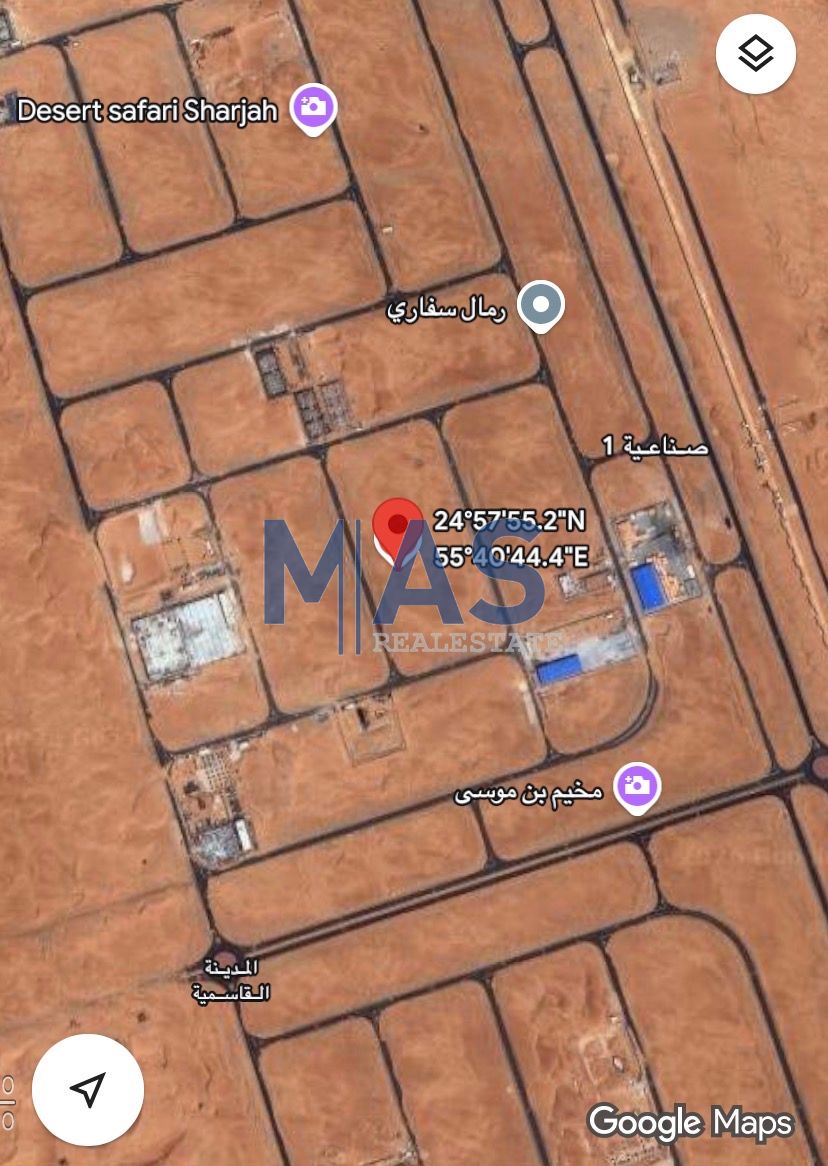 For sale two industrial lands - Al Qasimia City Phase 1