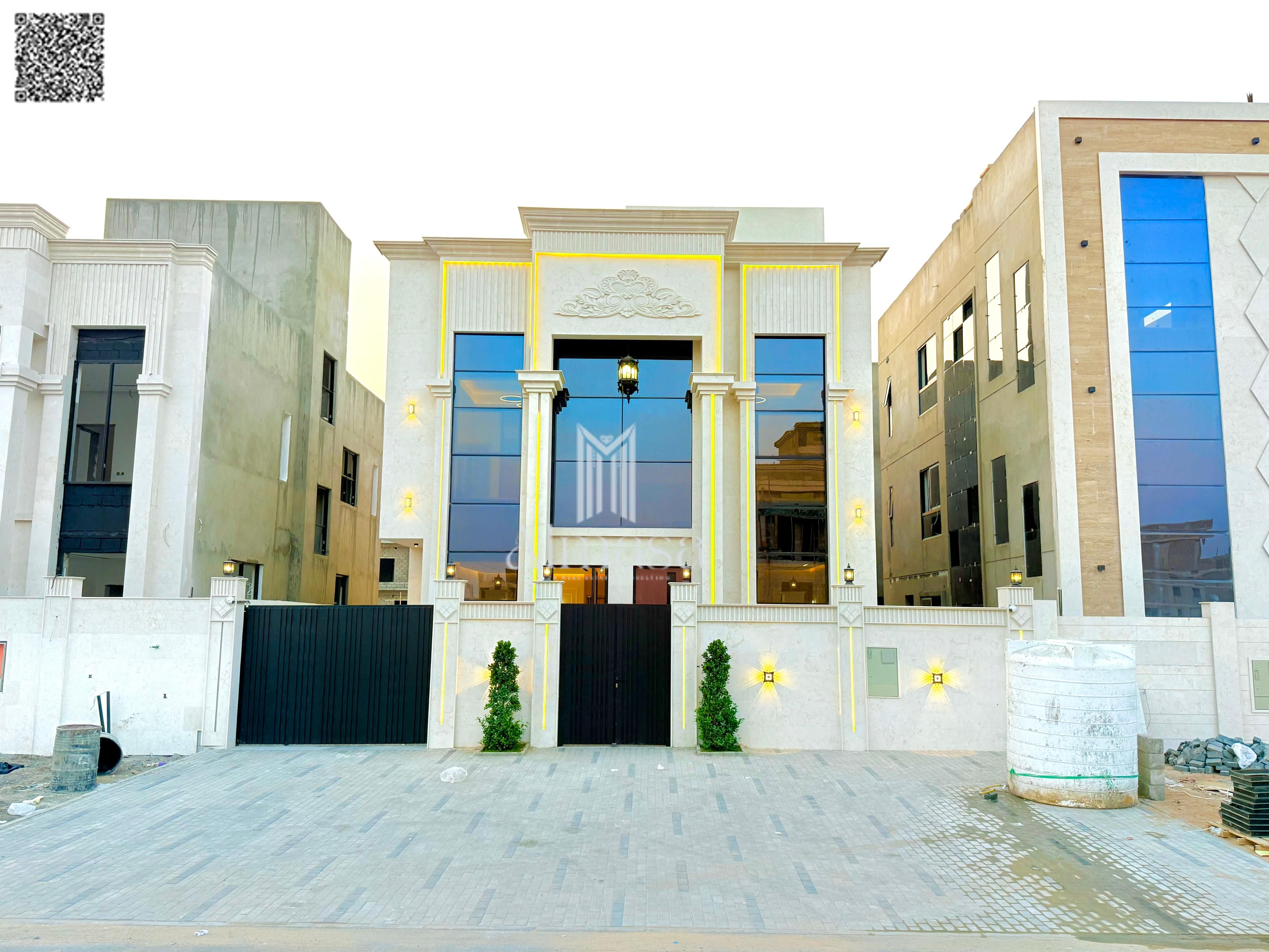 Villa for sale in Ajman at a bargain price, including fees. Excellent location. Freehold ownership for life for all nationalities with bank financing