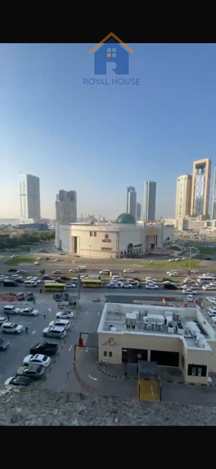 Two-bedroom apartment for sale in Al Taawun with an open view