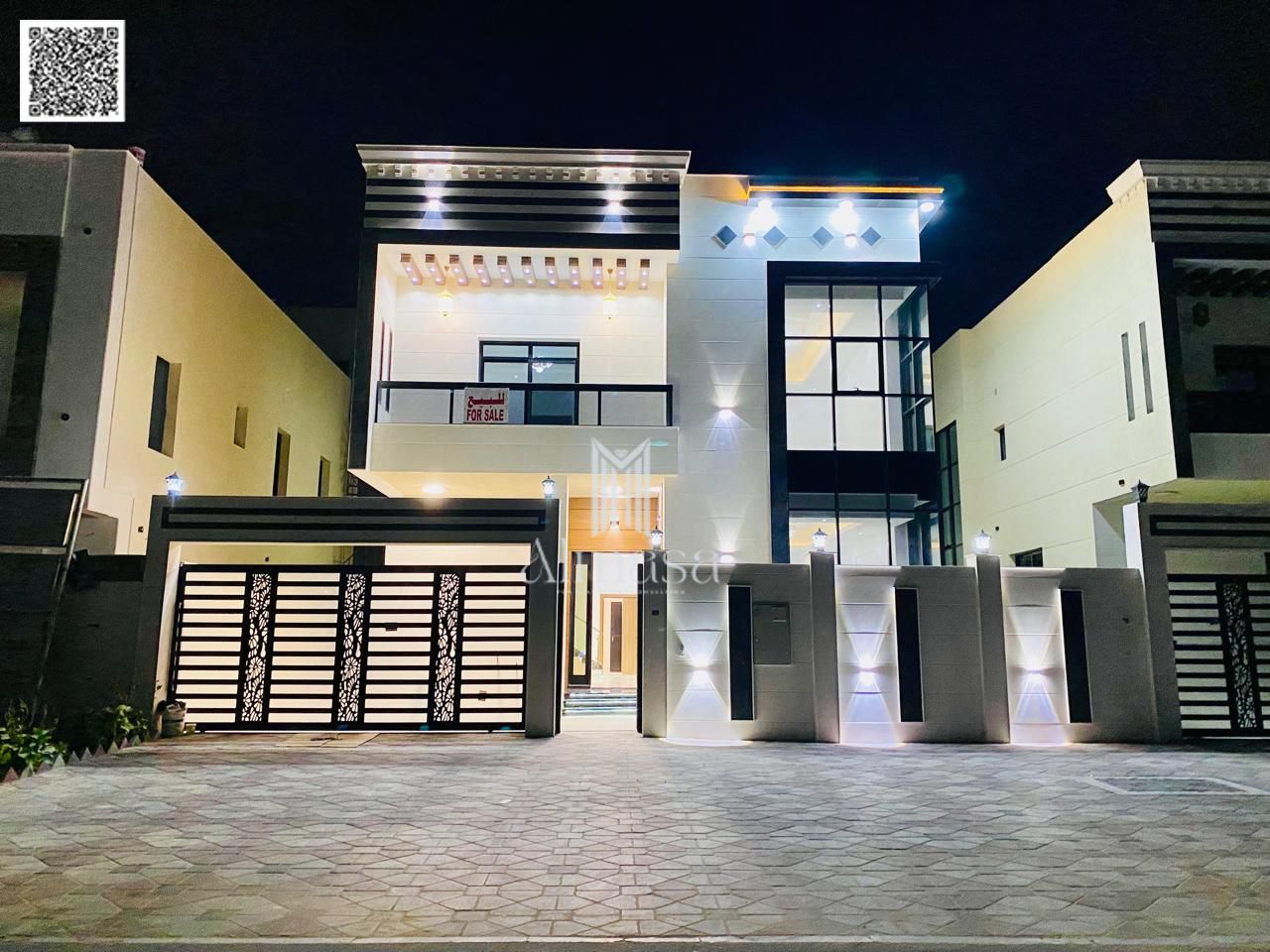 Luxury villa for sale in Al Bahya – Ajman, in a prime location on Sheikh Mohammed bin Zayed Road and close to the main road
