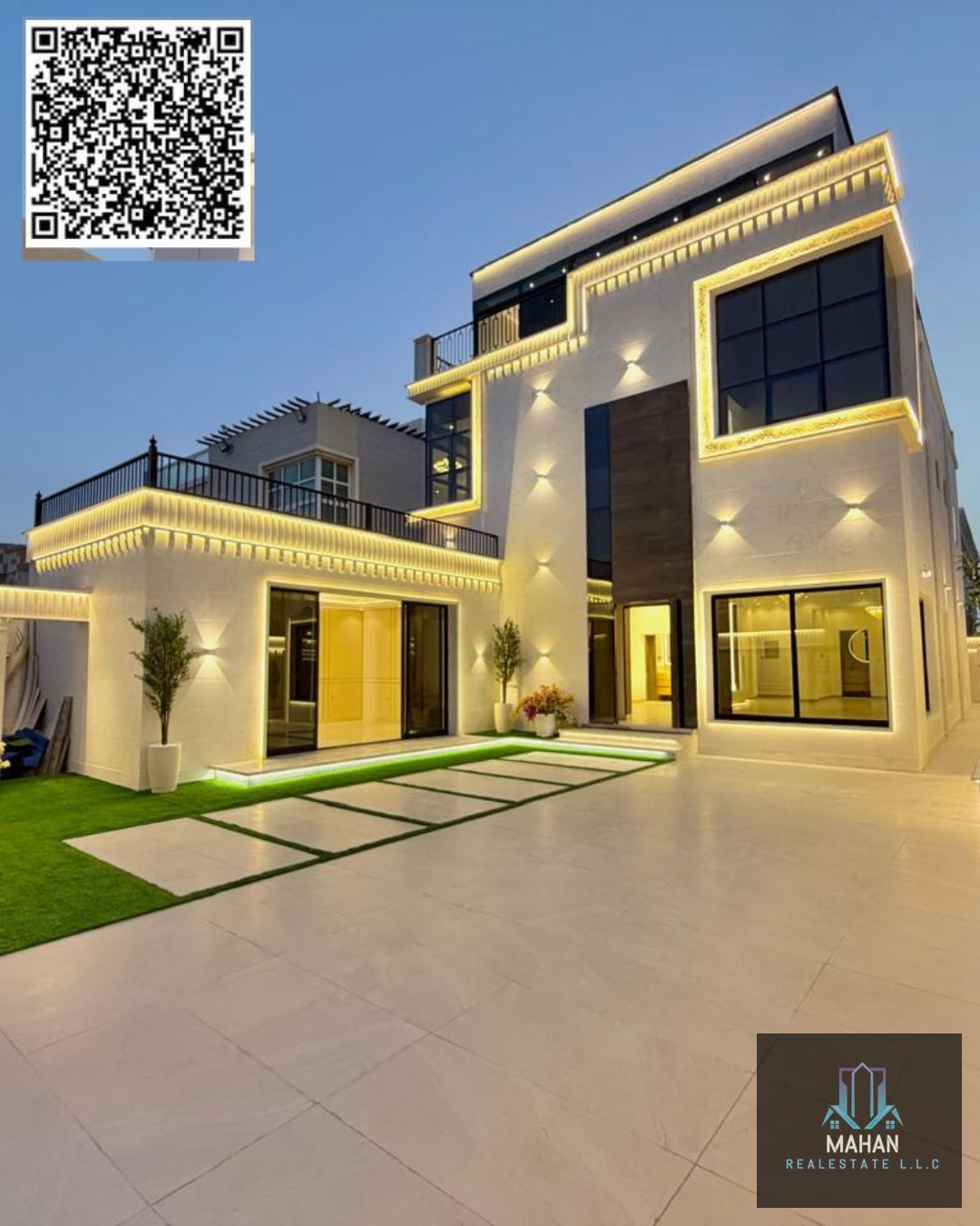 Luxury Villa for Sale | Ajman Al Rawda 3 A spacious and well-maintained villa available for sale in the prime residential area of Ajman Al Rawda 3, ideal for family living or investment. Land Area: 5,000 sq. ft. Built-up Area: 4,000 sq. ft. Price: