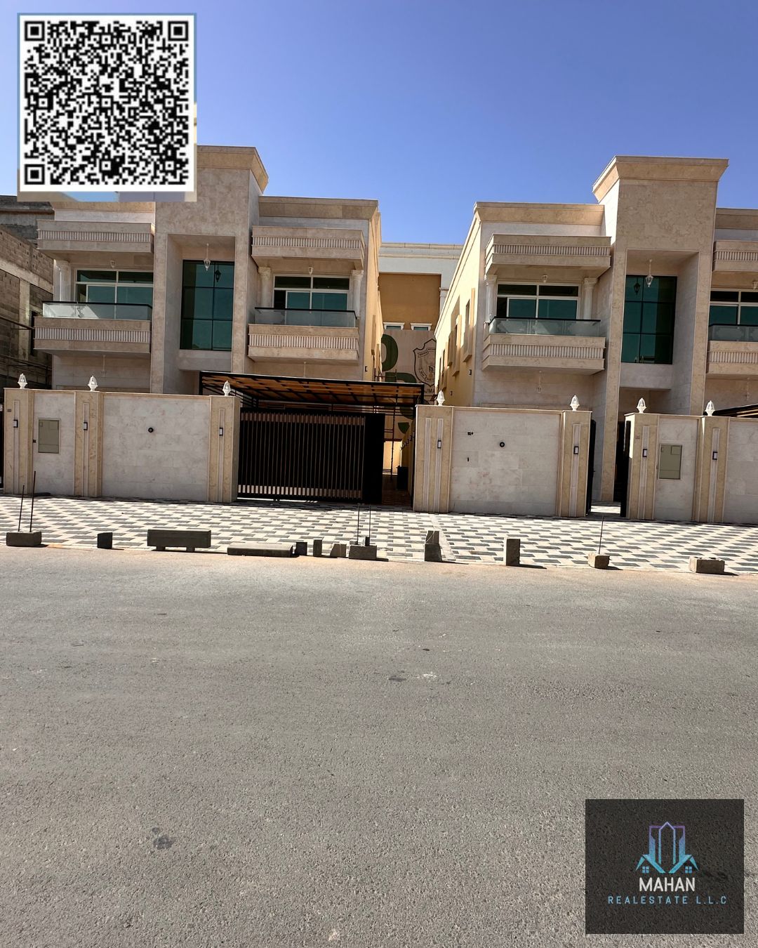 Villa for Sale | Ajman Al Talla 2 A beautifully designed and well-maintained 5-bedroom villa available for sale in the prime residential area of Ajman Al Talla 2, offering spacious living and modern comfort for families. Land Area: 4,040 sq. ft.