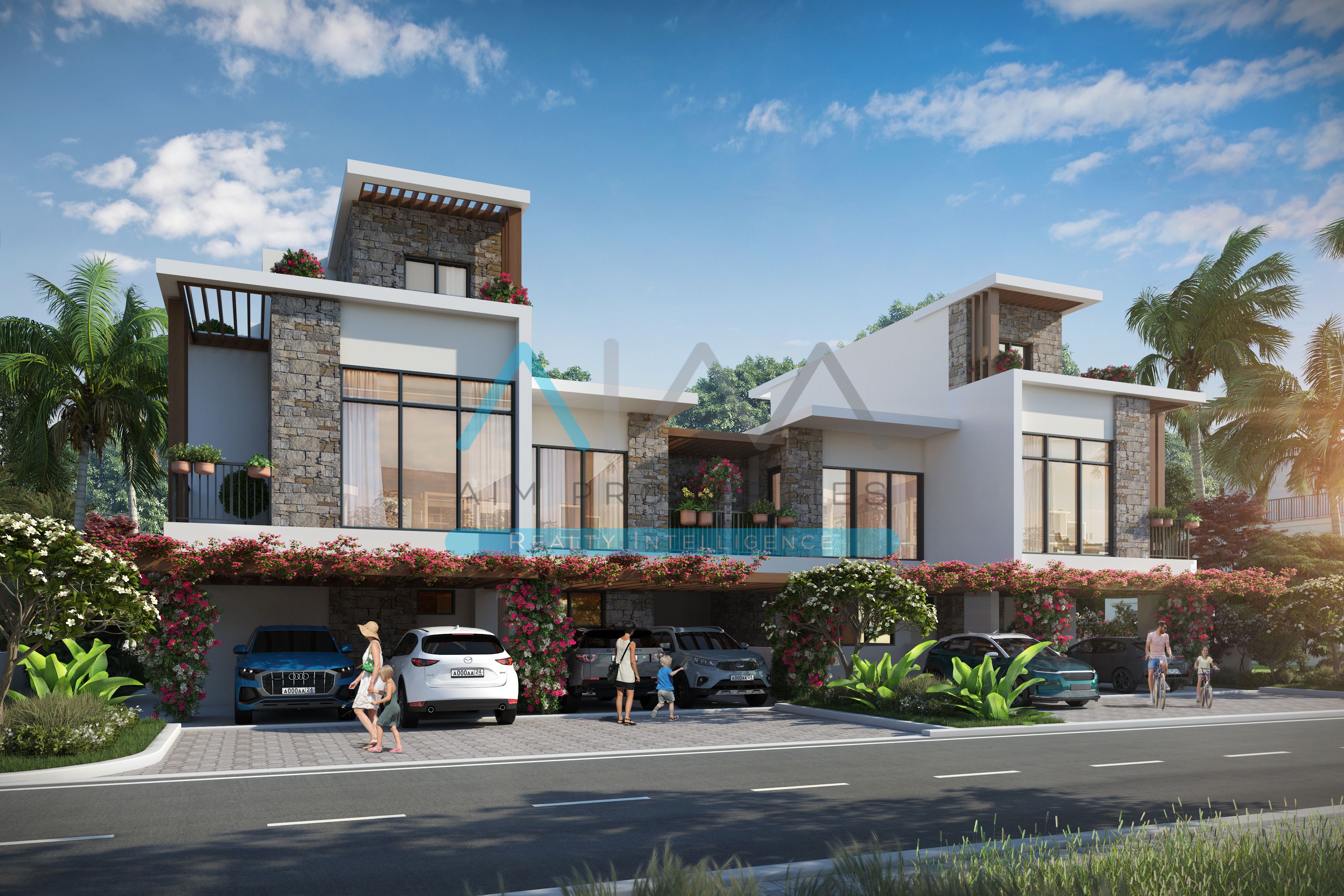 SINGLE ROW 4BR/5BR AVAILIBLE FOR SALE DAMAC ISLAND 1