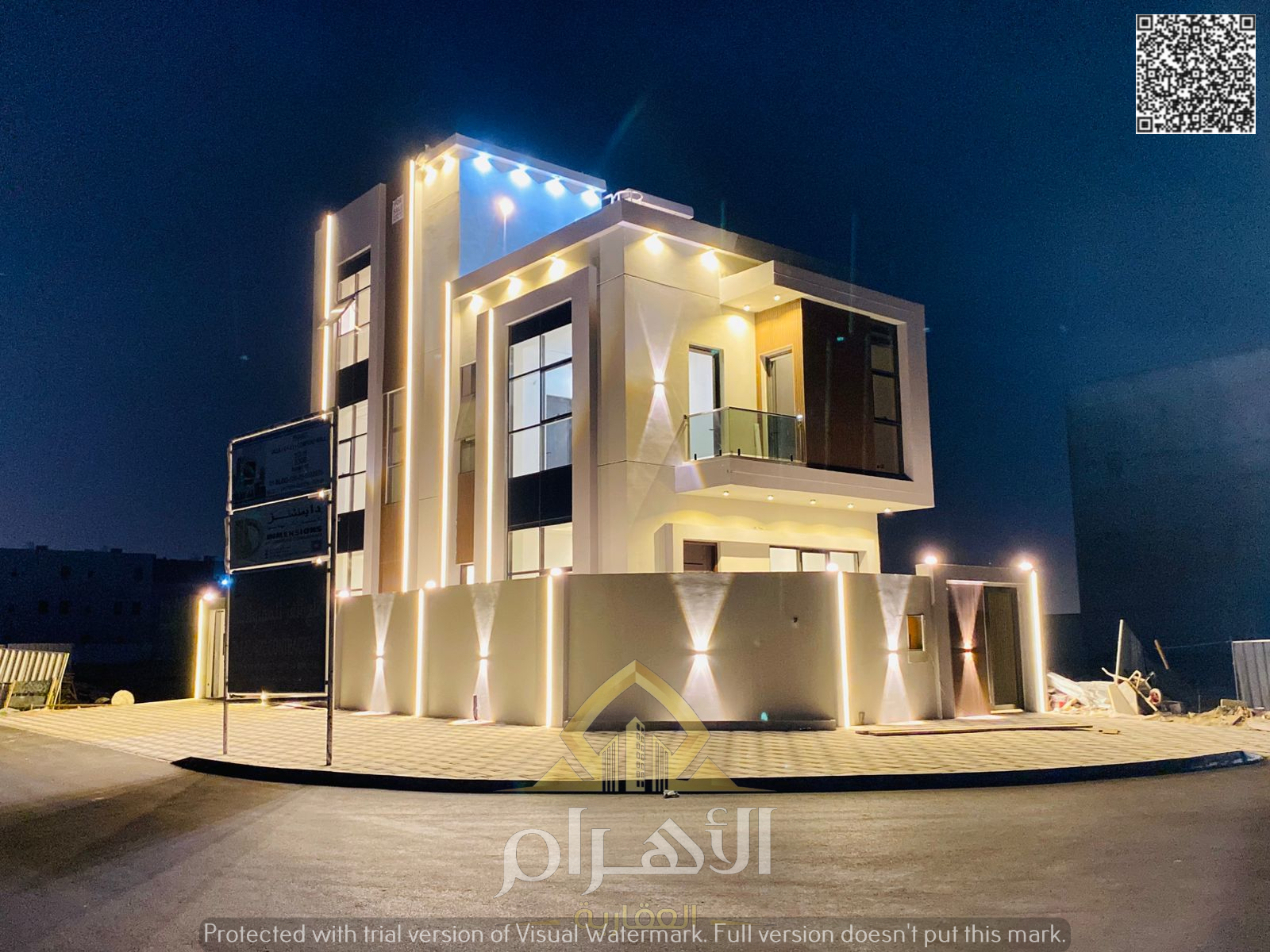 With a 10% down payment, own a corner villa opposite a mosque – price includes registration and ownership fees.
