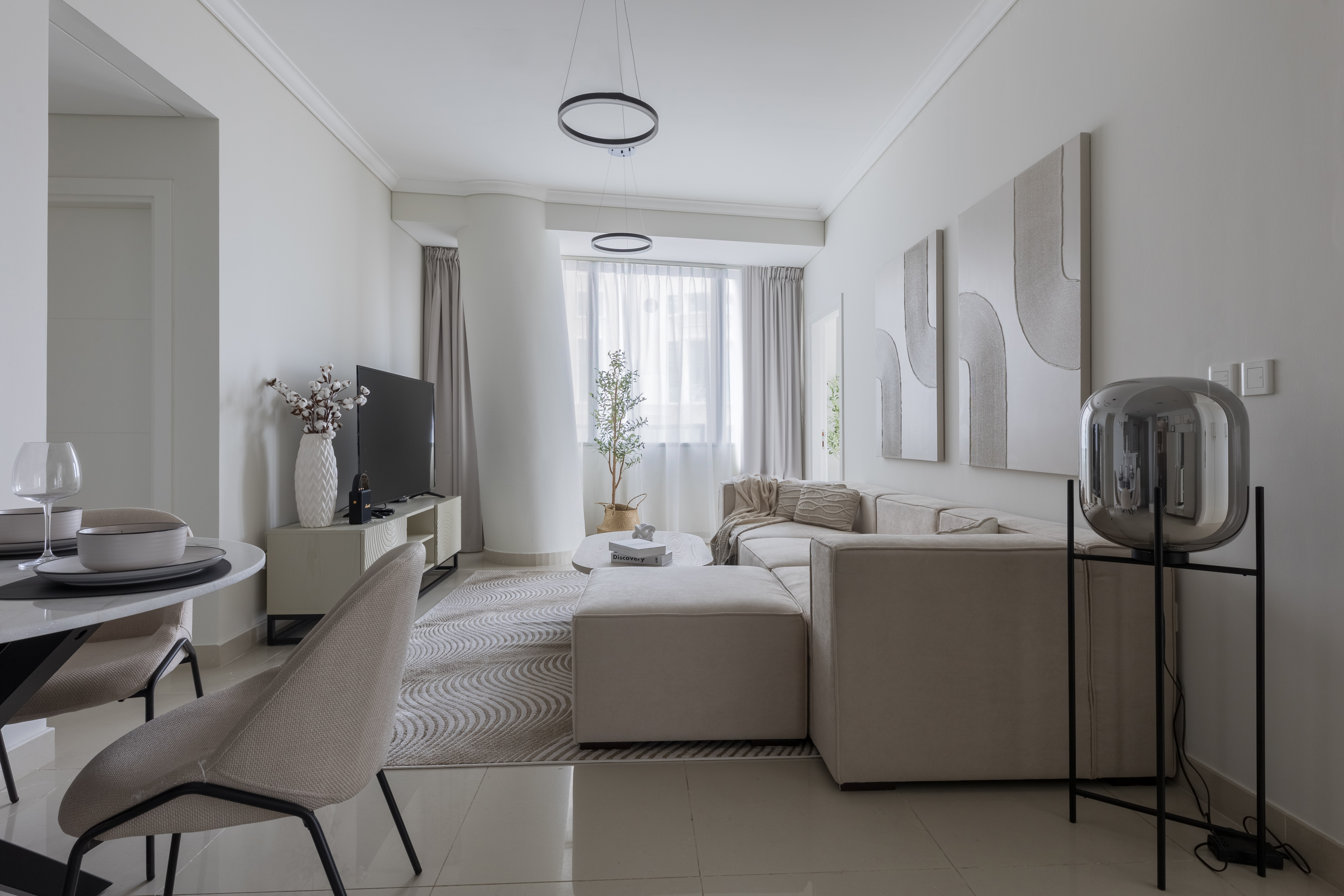 Fully furnished 2 Bedrooms | Sea & city views | Ready to move in