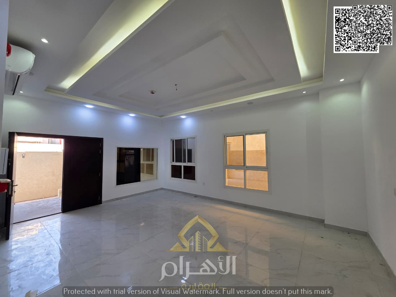 Own a detached villa in Al Yasmin - 5 master bedrooms - price includes electricity, water and air conditioning