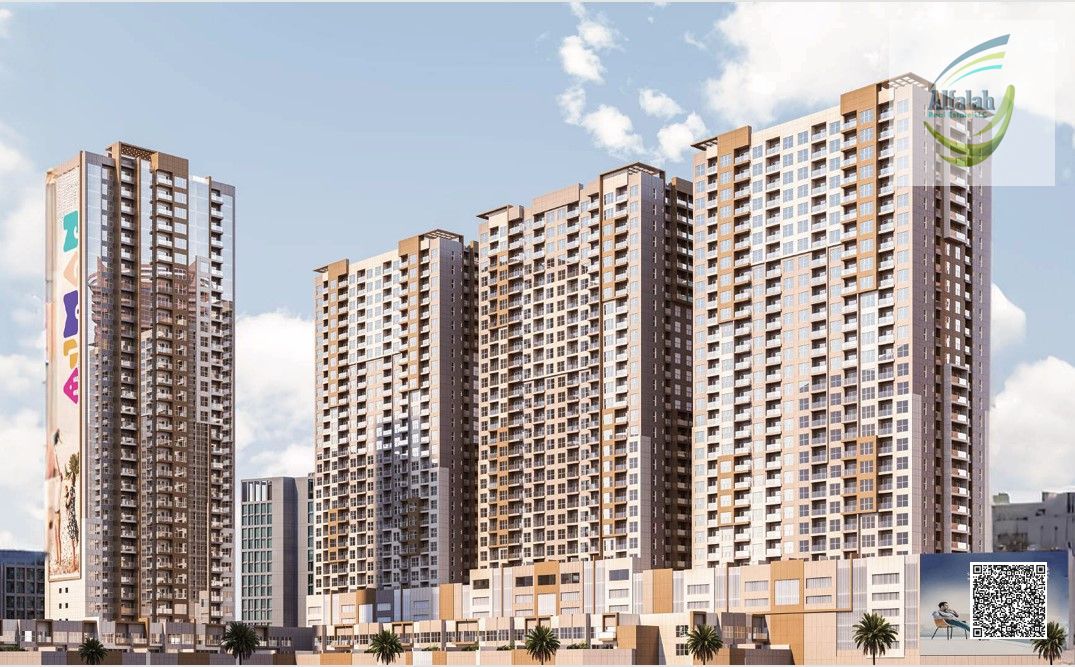 Modern 1-Bedroom Home in Ajman One Phase 2 – Central AC, Free Parking & Flexible Payment Plan