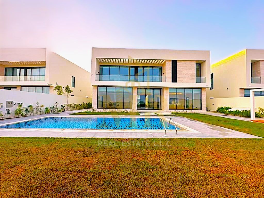 A villa with a modern European design and 5 bedrooms is for sale in Al Zorah, Ajman. The villa is located on a 10,000 sq ft plot and includes electric