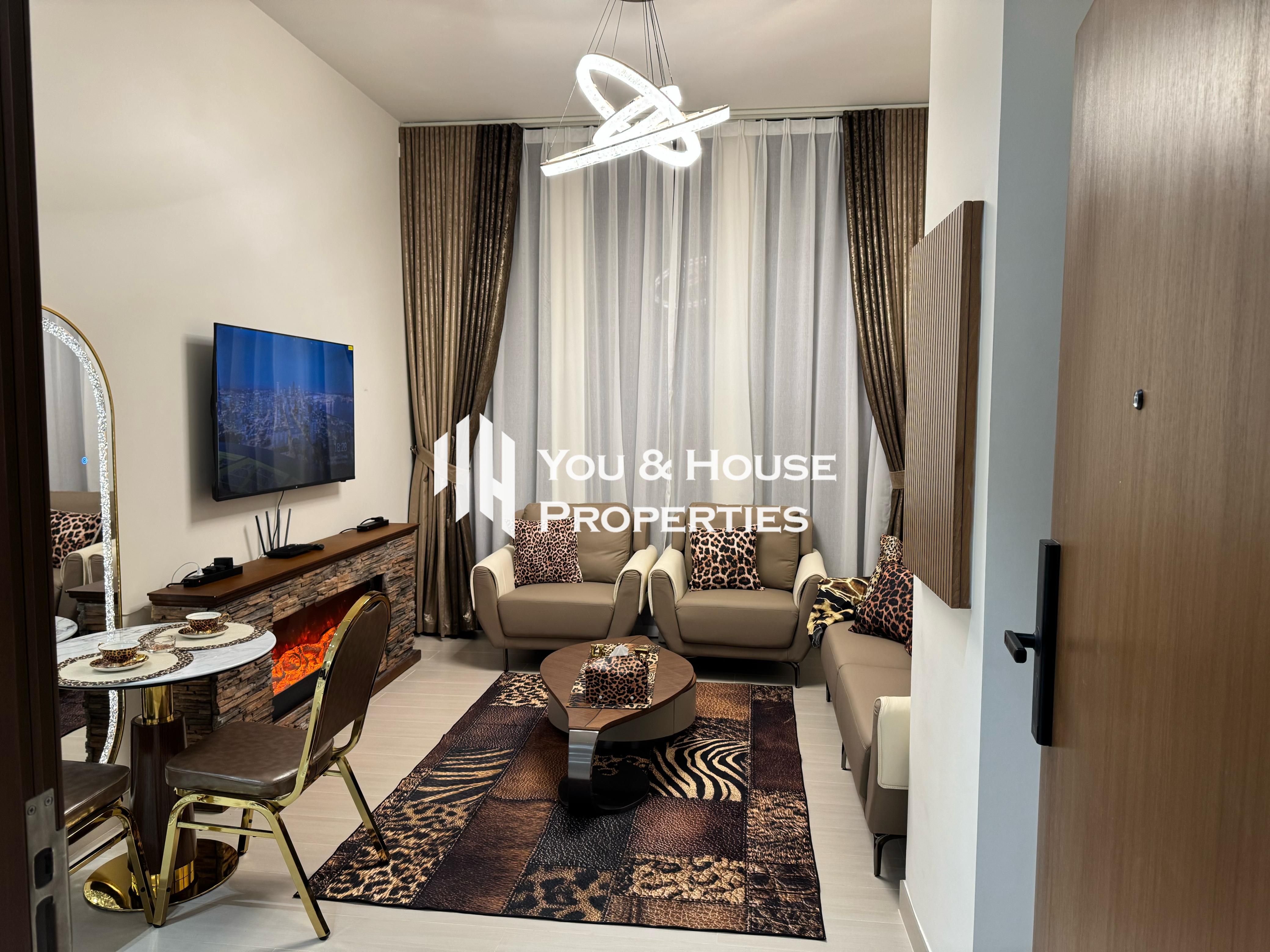 Designer Furnished 1 Bedroom | Elegant & Cozy Living I Luxurious Interiors