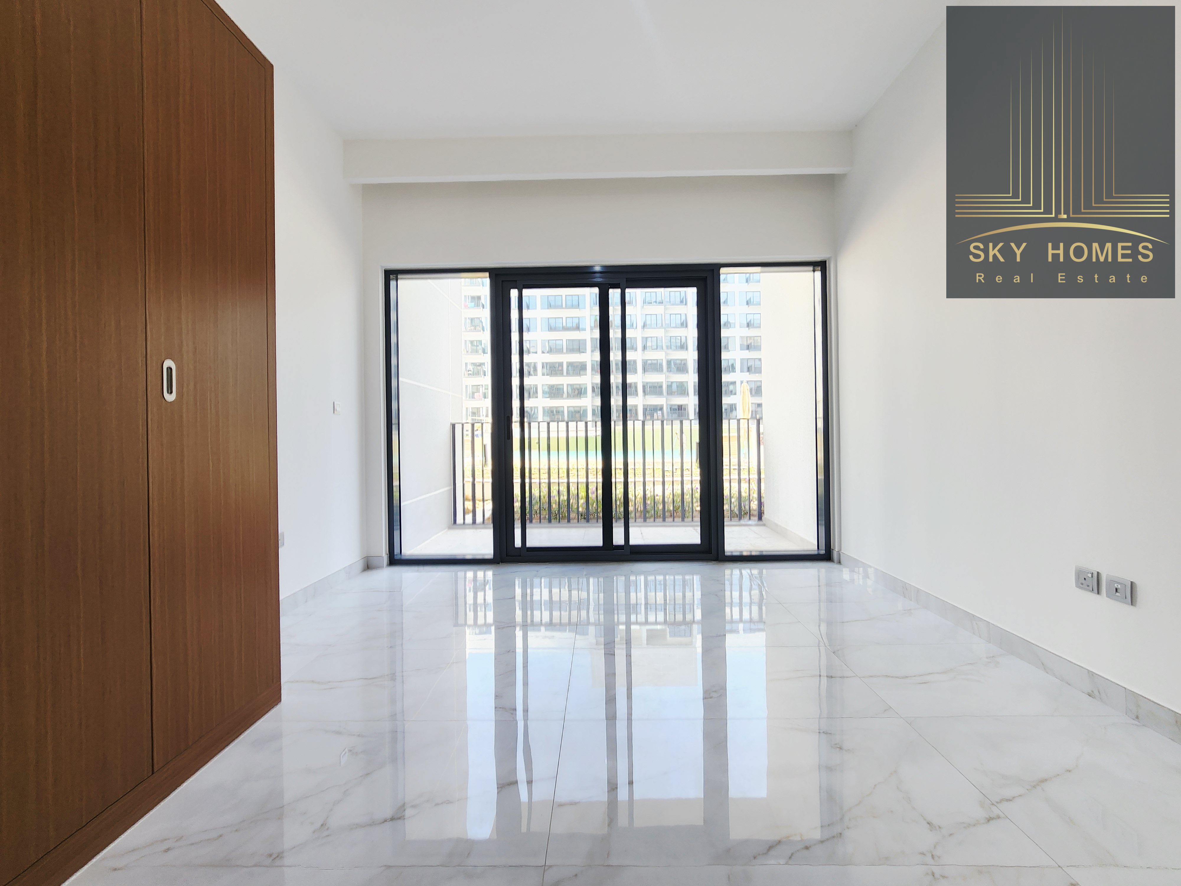 Semi furnished Studio apartment With Balcony