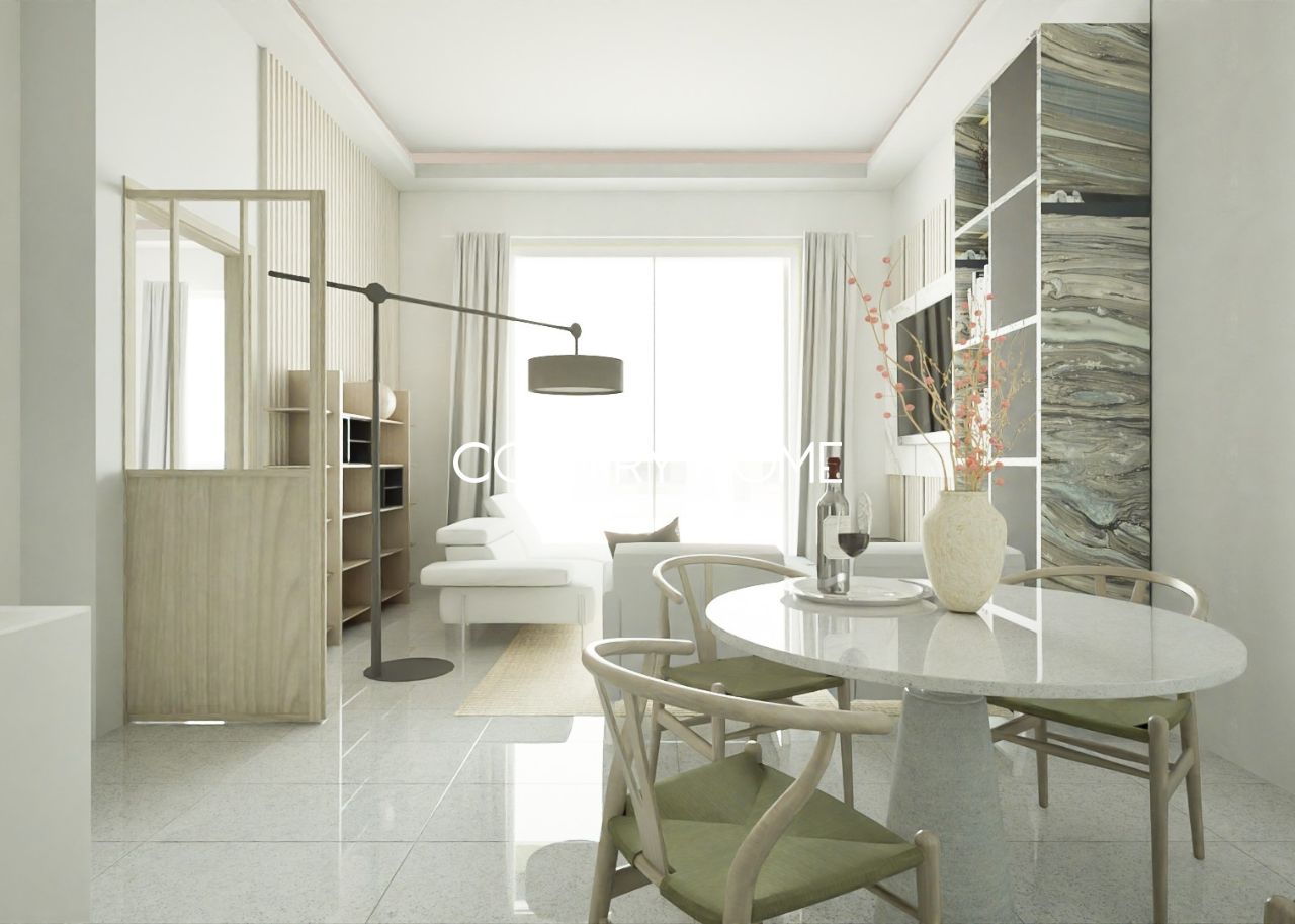 Chic 1BR Apartment with Private Balcony