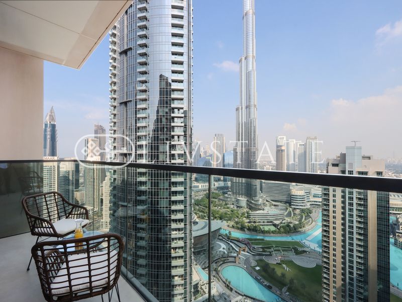 Burj Khalifa Views | High Floor | Luxury Living