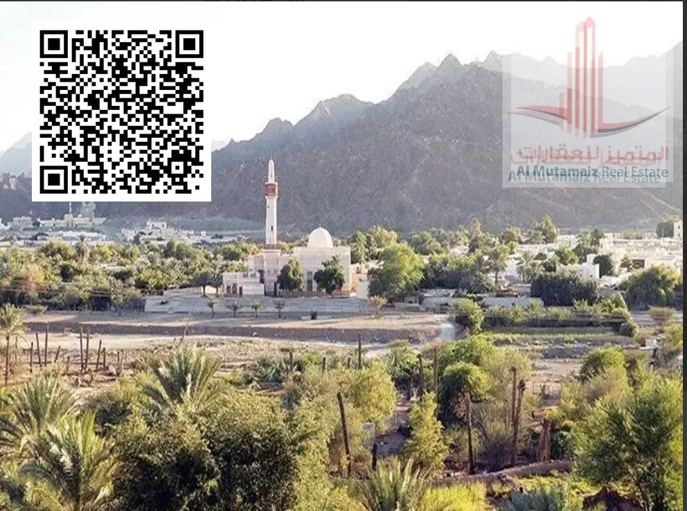 Commercial land for sale - Masfout - Basin 8 - Corner plot on street and alley - 4843 sq ft
