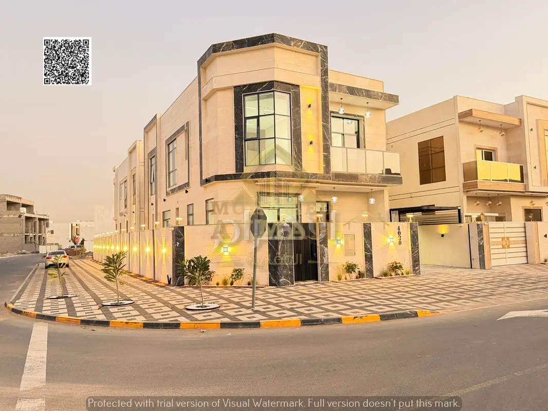Corner villa for sale with high finishes / Directly on Mohamed bin Zayed Road